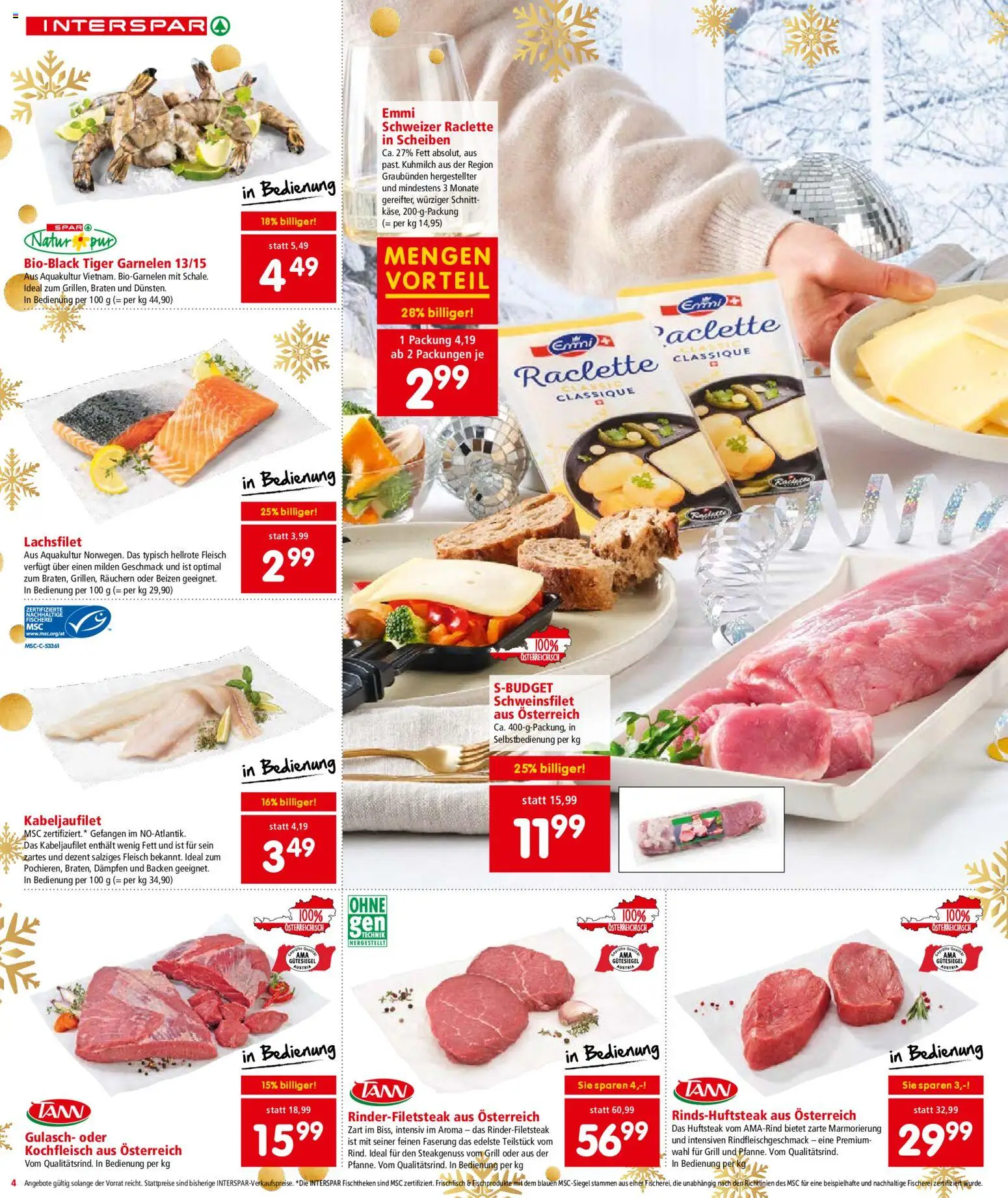 Interspar Flugblatt - Kärnten gültig ab 22.12.2025 | Seite: 4 | Produkte: Grill