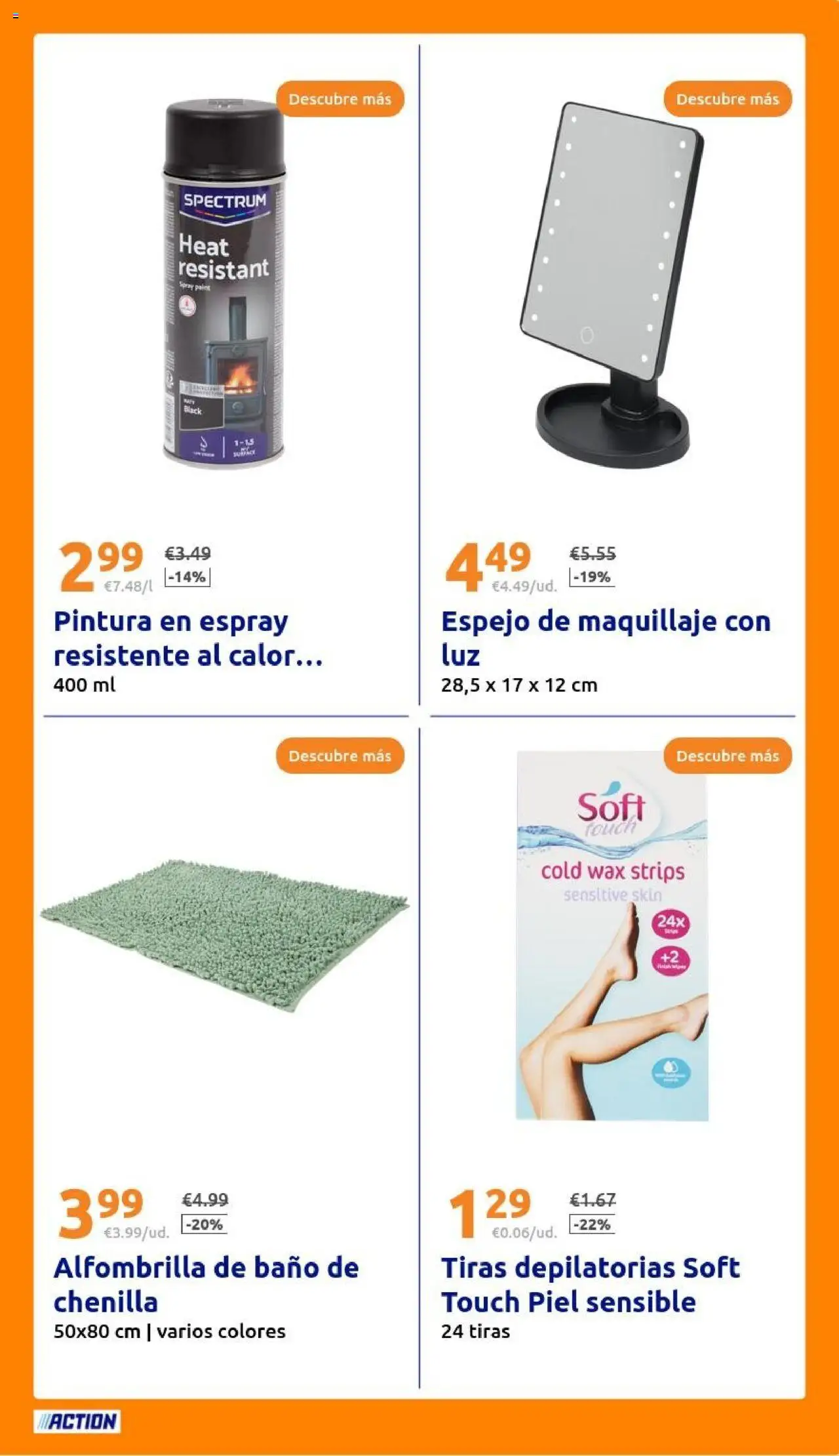 Action - Action ES week 32 2025 │ válido desde el 06.08.2025 | Página: 25 | Productos: Maquillaje, Alfombrilla, Baño, Espejo