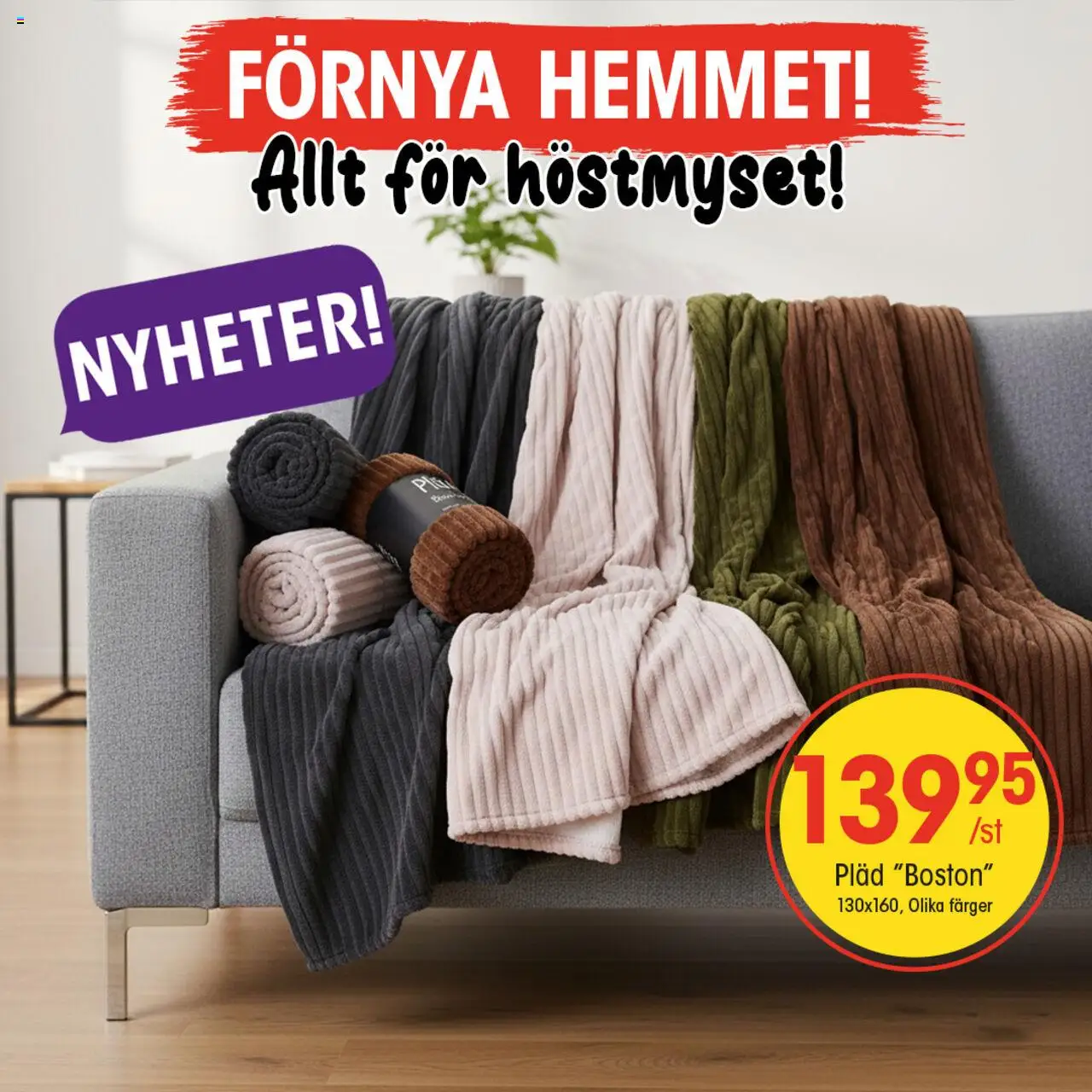 EKO reklamblad aktuell från 09.09.2025 | Sida: 2 | Produkter: Pläd