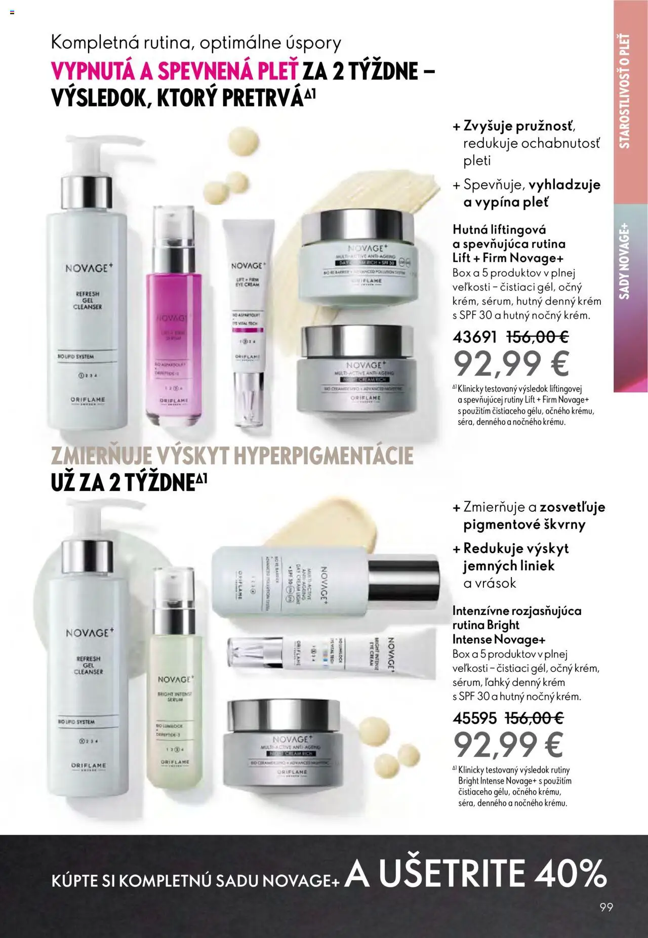 Nové Oriflame akcie – leták je platný od 01.10.2025 | Strana: 99 | Produkty: Krém