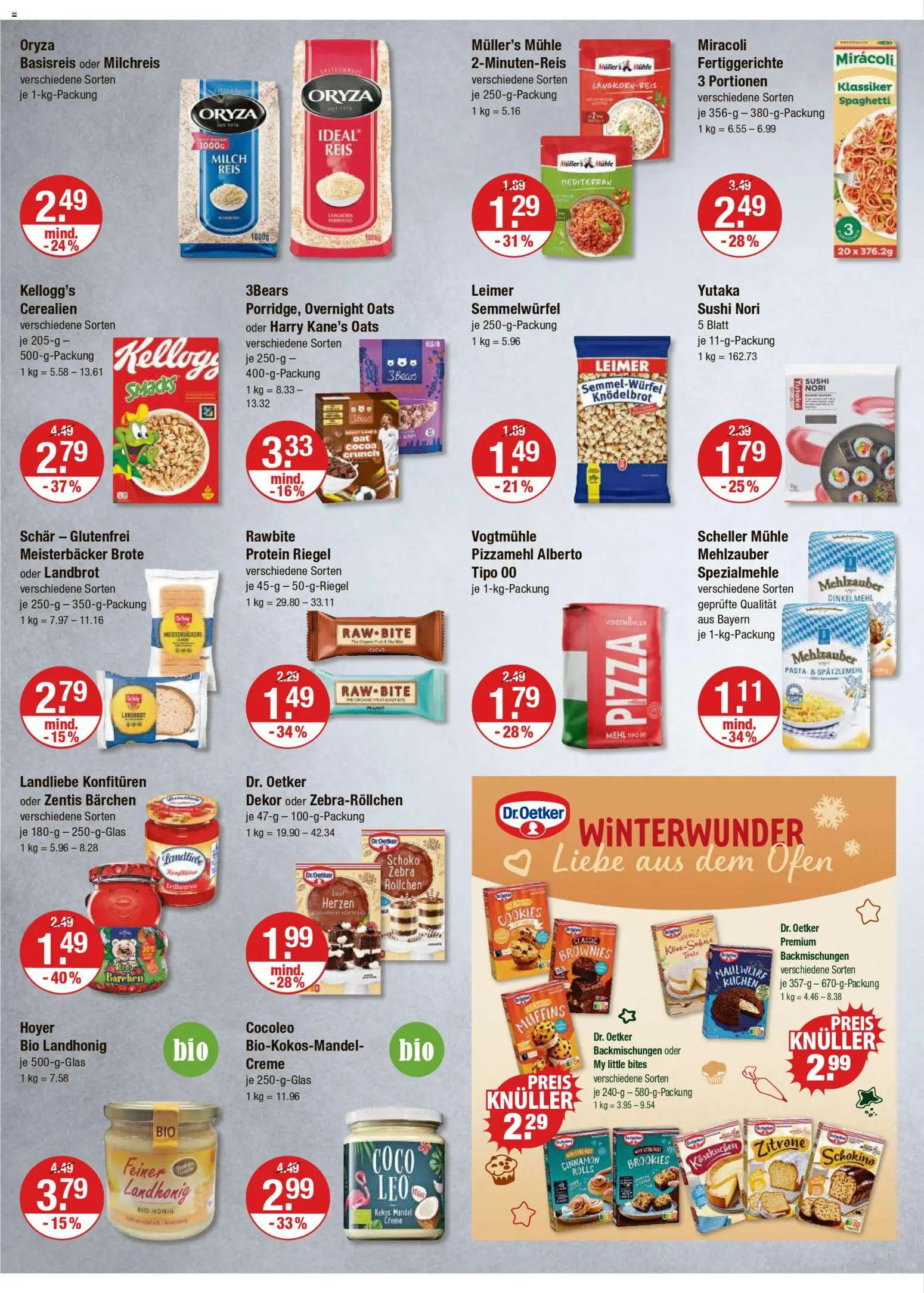 V-Markt - Schwaben / Oberbayern – gültig ab 11.12.2025 | Seite: 12 | Produkte: Mehl, Creme, Fertiggerichte, Pasta