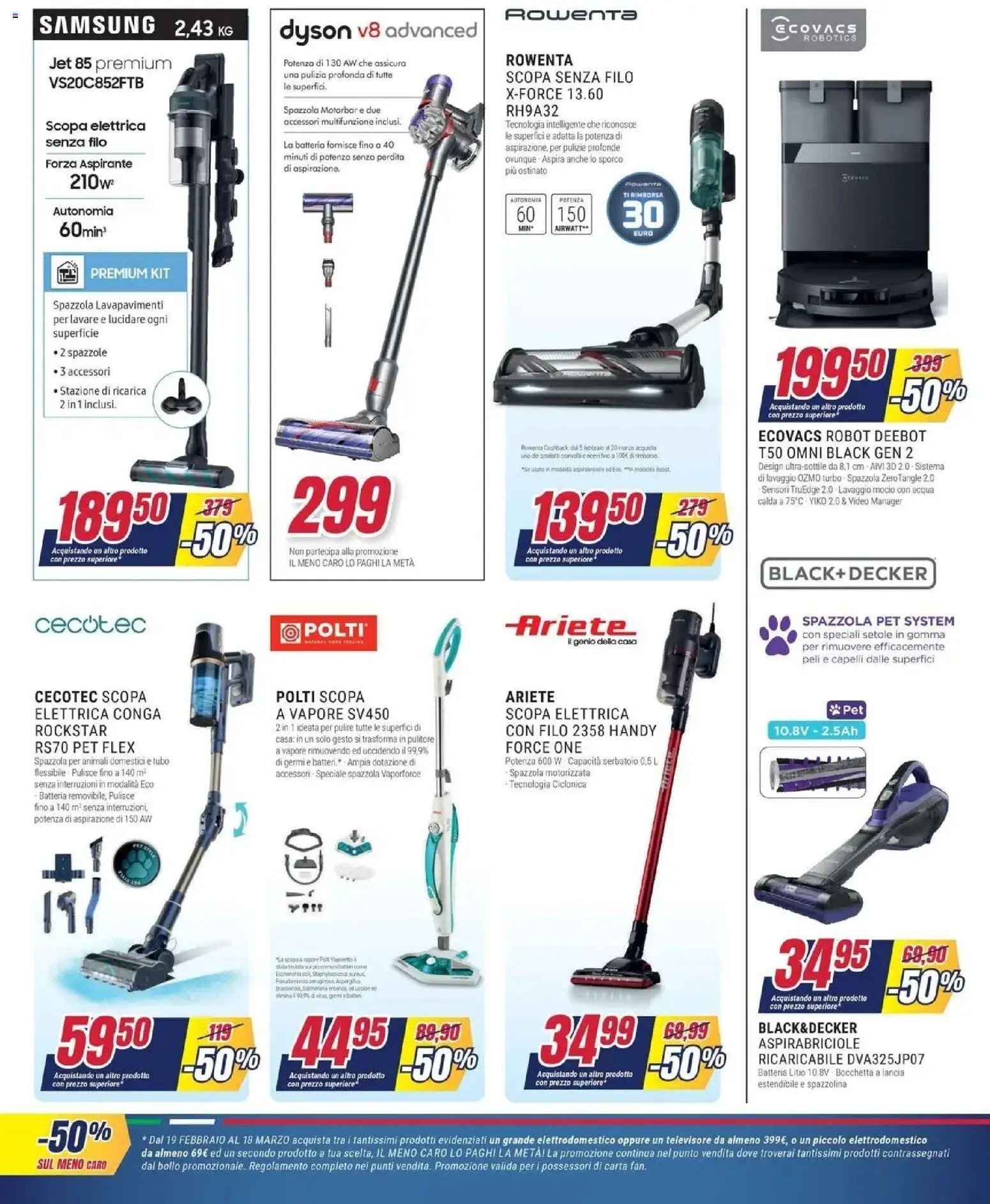 Volantino Trony del 04.03.2026 | Pagina: 23 | Prodotti: Spazzola, Acqua, Scopa, Robot