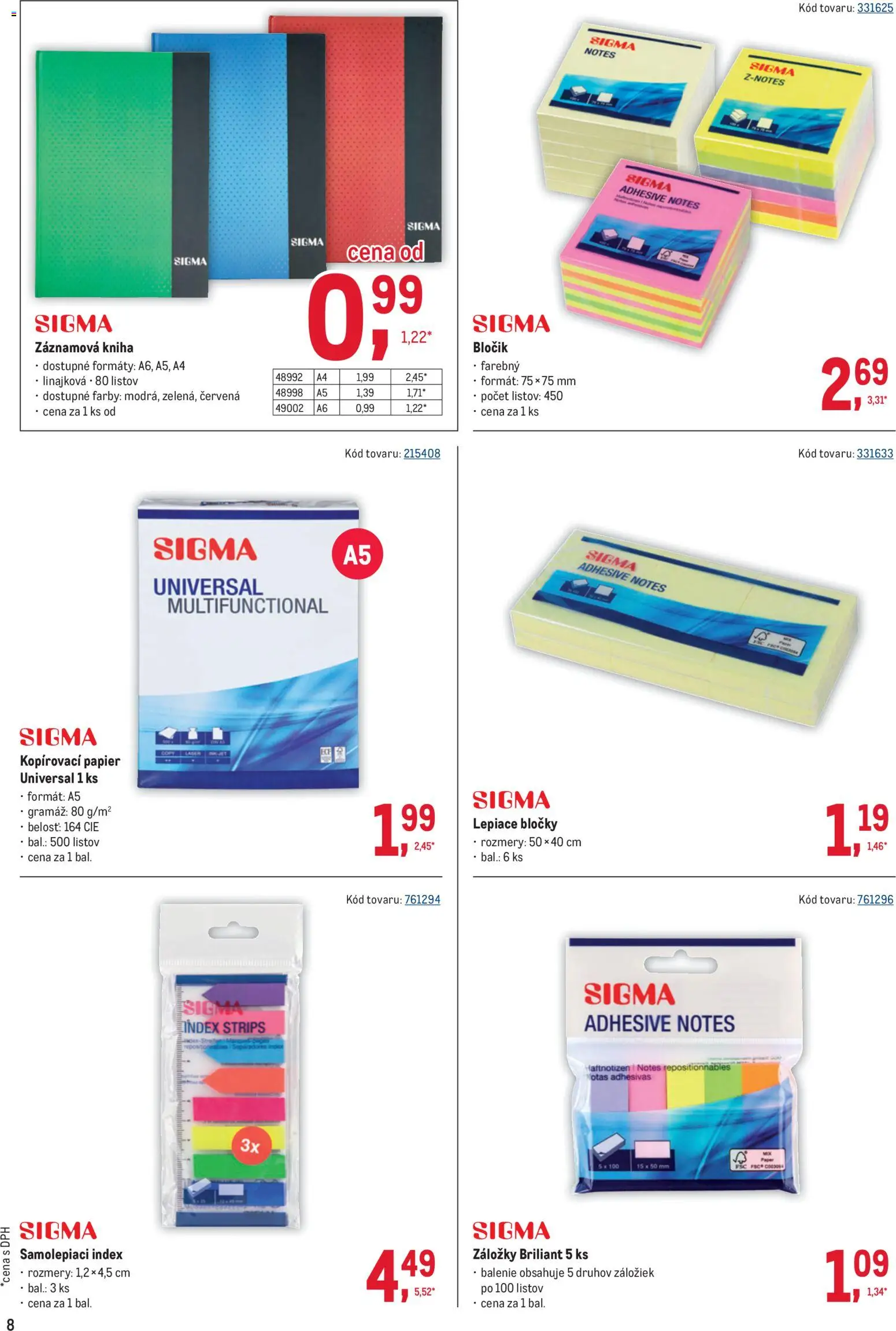 Nové Metro akcie – leták je platný od 10.12.2025 | Strana: 8 | Produkty: Laser, Kniha