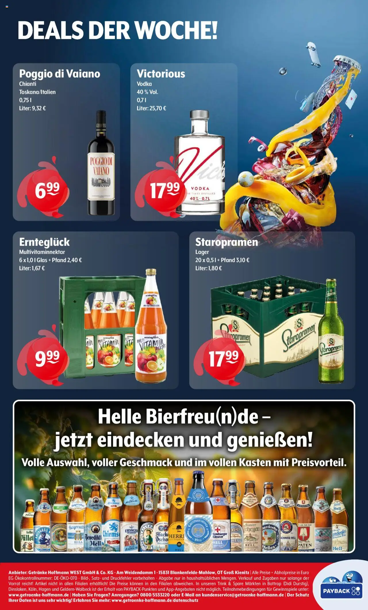 Trink und Spare Prospekt 	 - gültig ab dem 11.08.2025 | Seite: 8 | Produkte: Erdinger, Hella, Vodka
