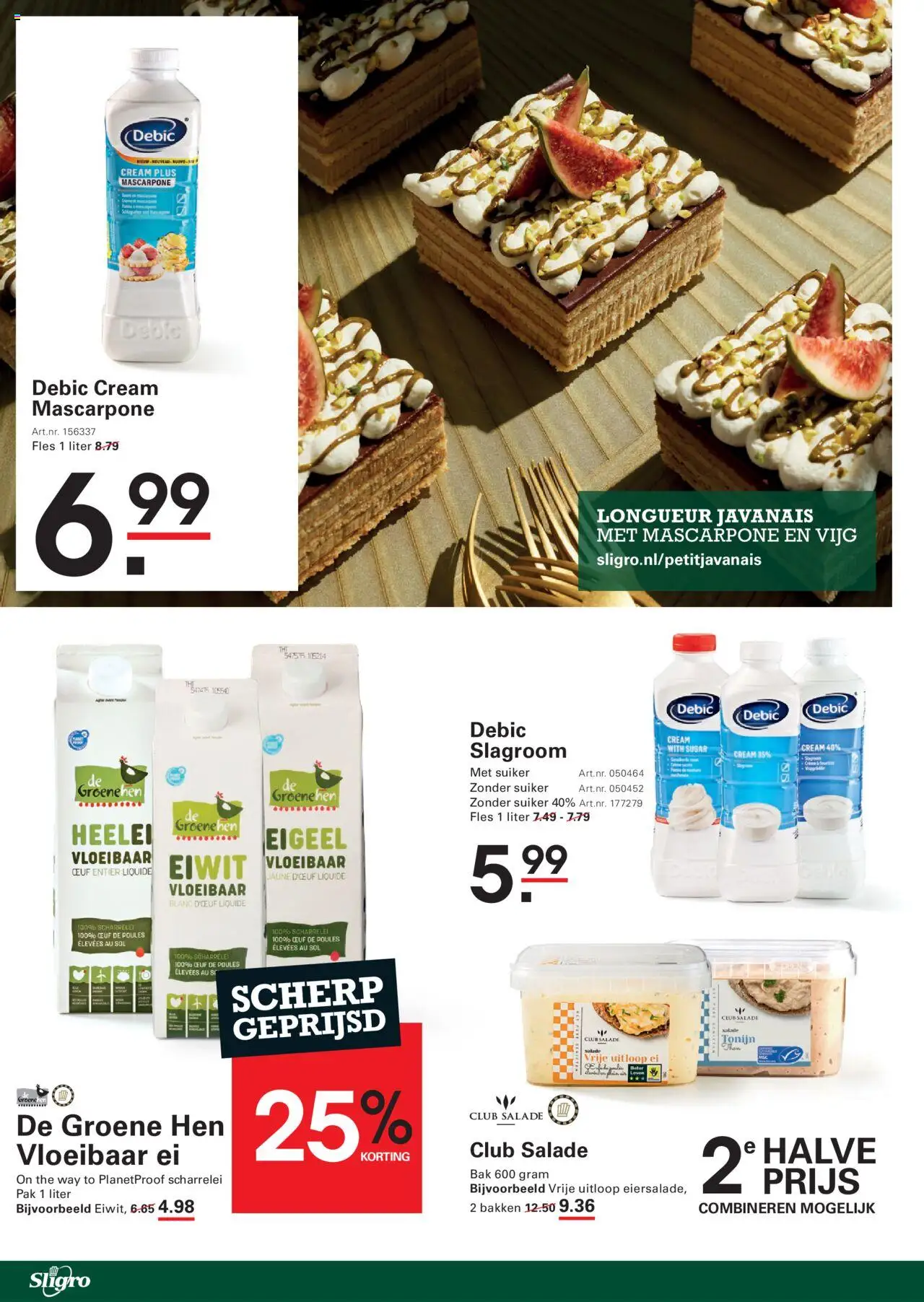 | Pagina: 10 | Producten: Waffelini, Fles, Slagroom, Tonijn