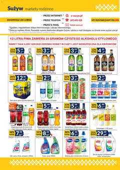 Pogląd oferty "Sużyw gazetka" - ważna od 16.03.2026 | Strona: 6 | Produkty: Karta, Malina, Telefon, Coca cola