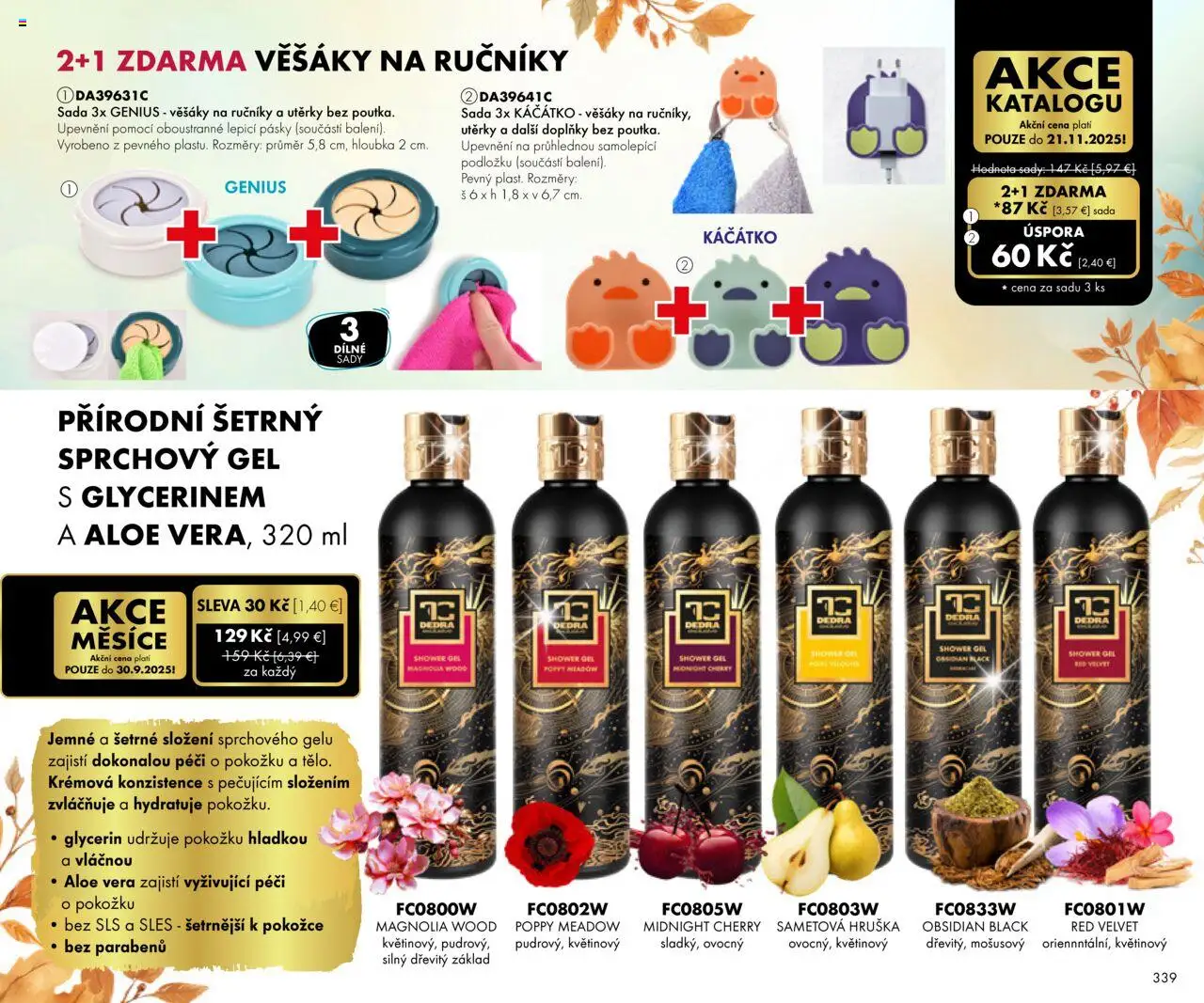 Dedra Katalog september 2025 │ platný od 01.09.2025 | Strana: 30 | Produkty: Sprchový gél