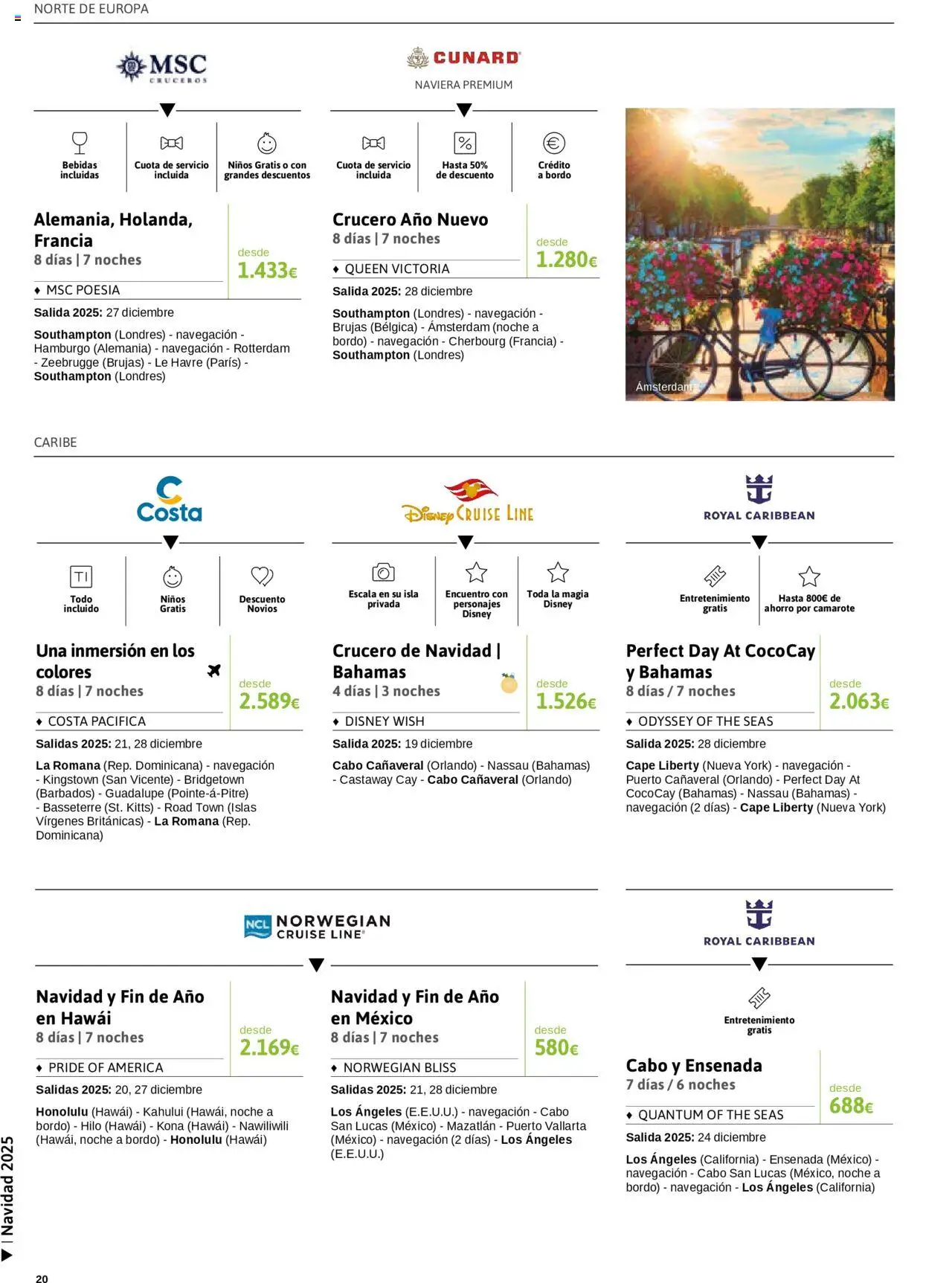 Viajes El Corte Inglés - Crucero Fantástico │ válido desde el 16.09.2025 | Página: 20 | Productos: Navegación
