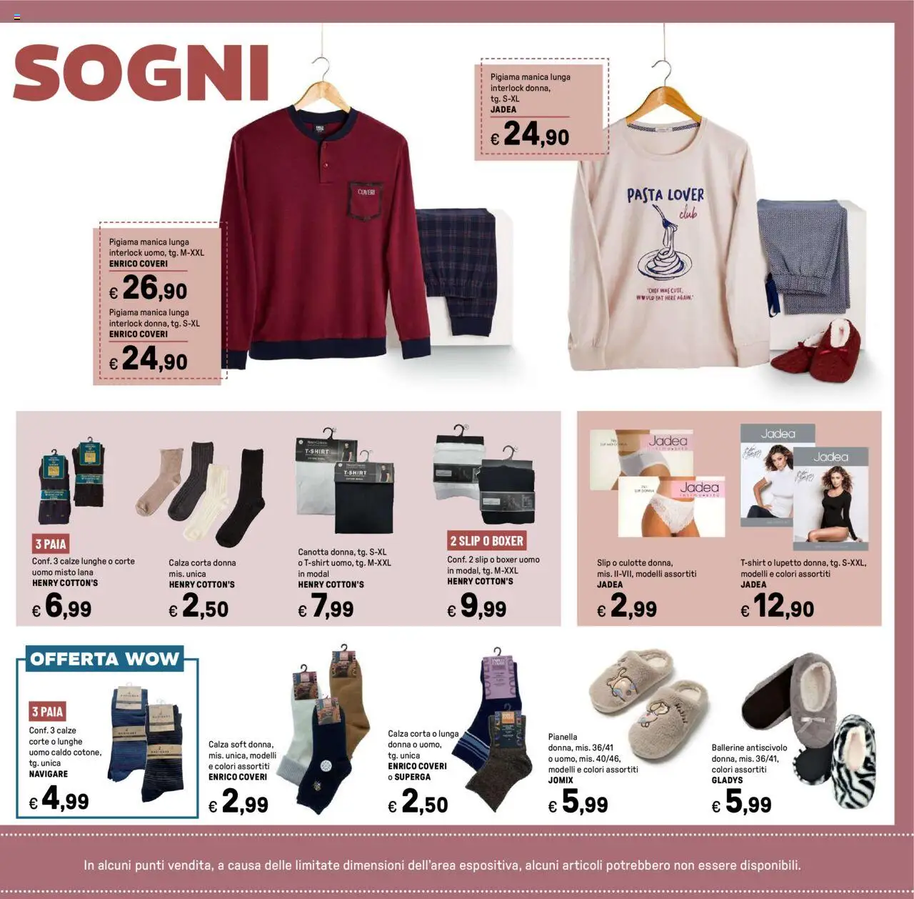 Volantino Iper del 13.10.2025 | Pagina: 37 | Prodotti: Canotta, Pigiama, Slip, Ballerine