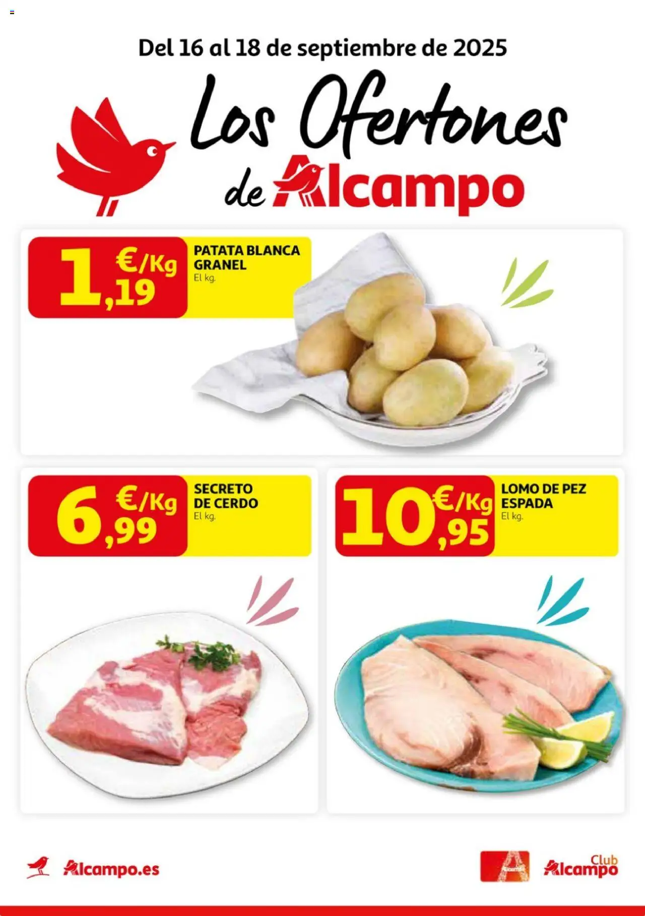 Alcampo - Pasamanos  │ válido desde el 16.09.2025 | Página: 1 | Productos: Cerdo