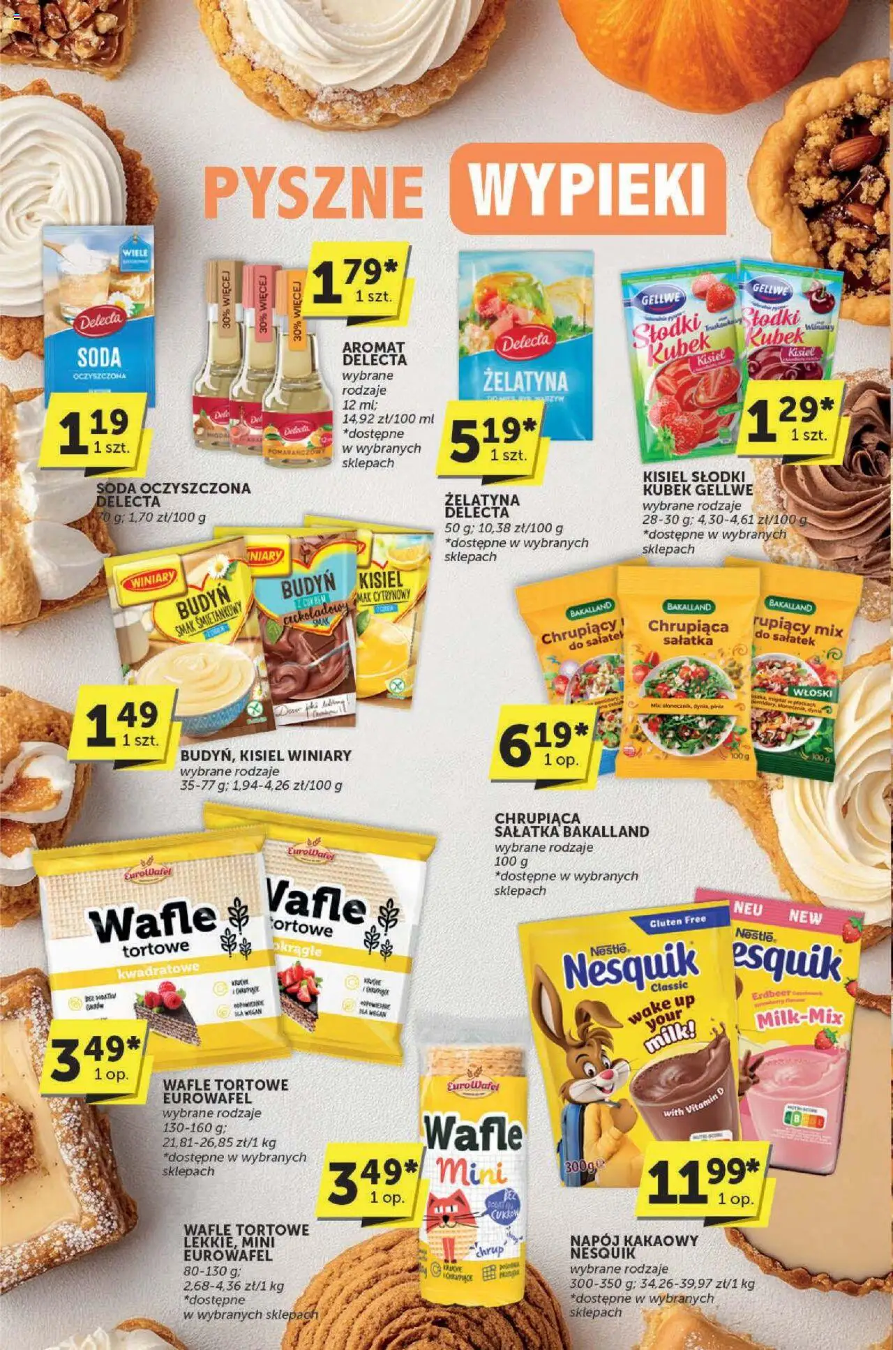 Euro Sklep Gazetka - Katalog od 04.09.2025 | Strona: 15 | Produkty: Mak, Wafle, Żelatyna, Wafle tortowe
