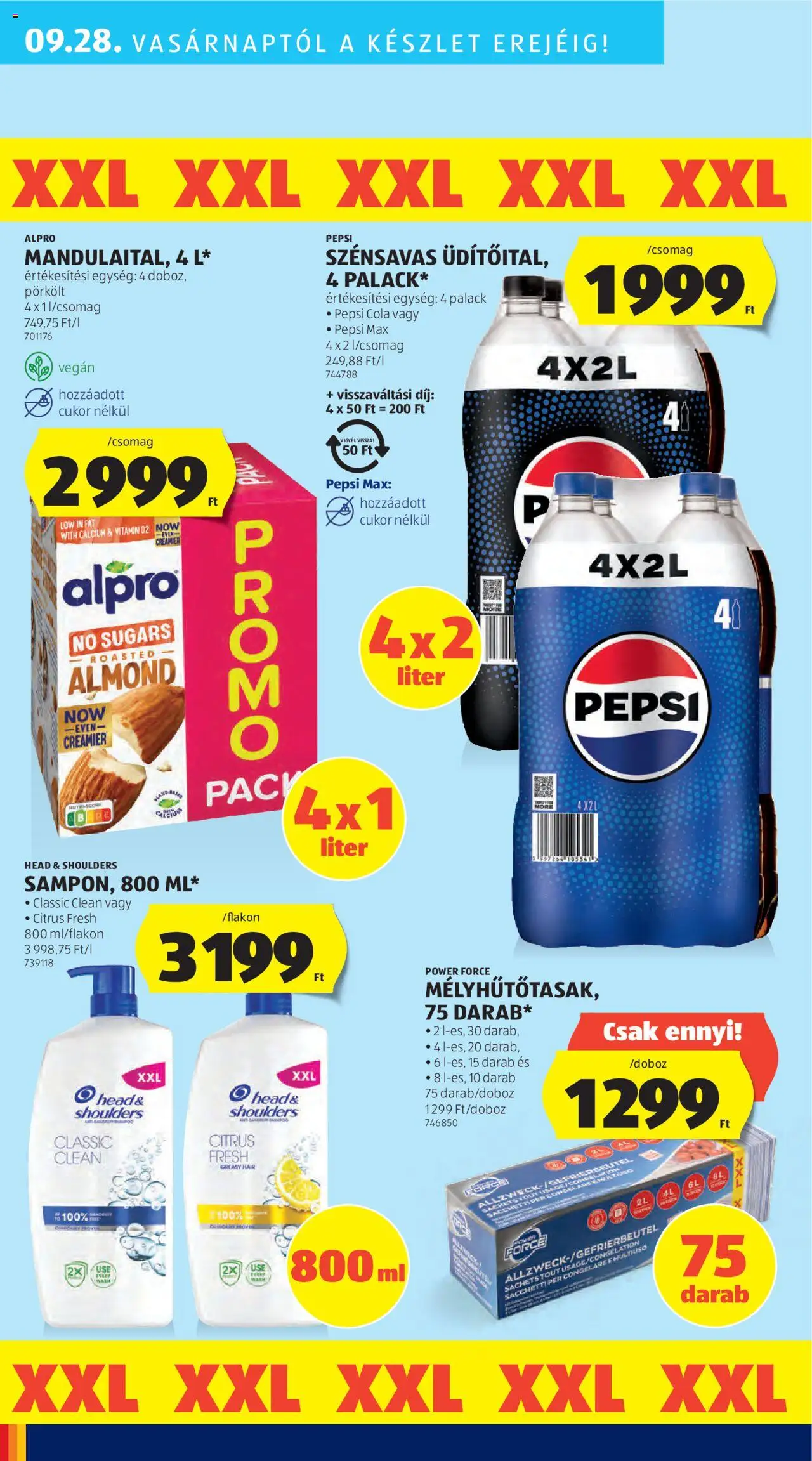 Aldi akciós ujság - amely érvényes a következő dátumtól: 25.09.2025 | Oldal: 34 | Termékek: Pepsi, Cola, Vegán, Cukor