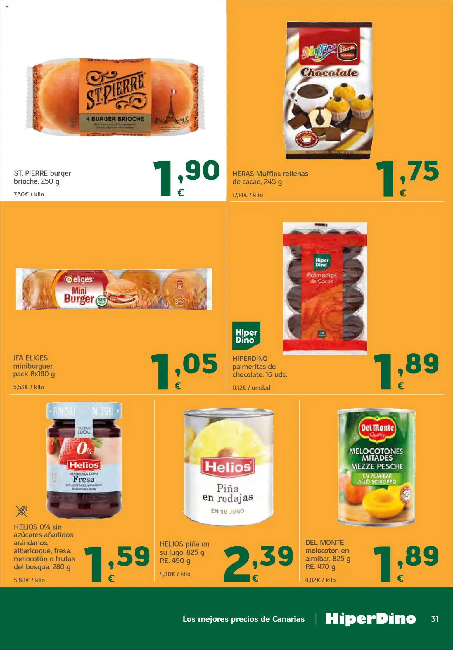 HiperDino folleto │ válido desde el 23.04.2026 | Página: 31 | Productos: Chocolate, Jugo, Piña