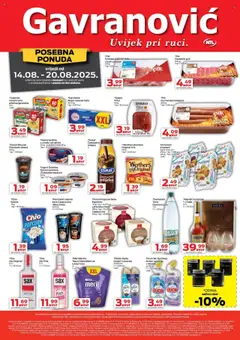 Katalog Gavranović - Pregled kataloga iz trgovine Gavranović, vrijedi od 14.08.2025