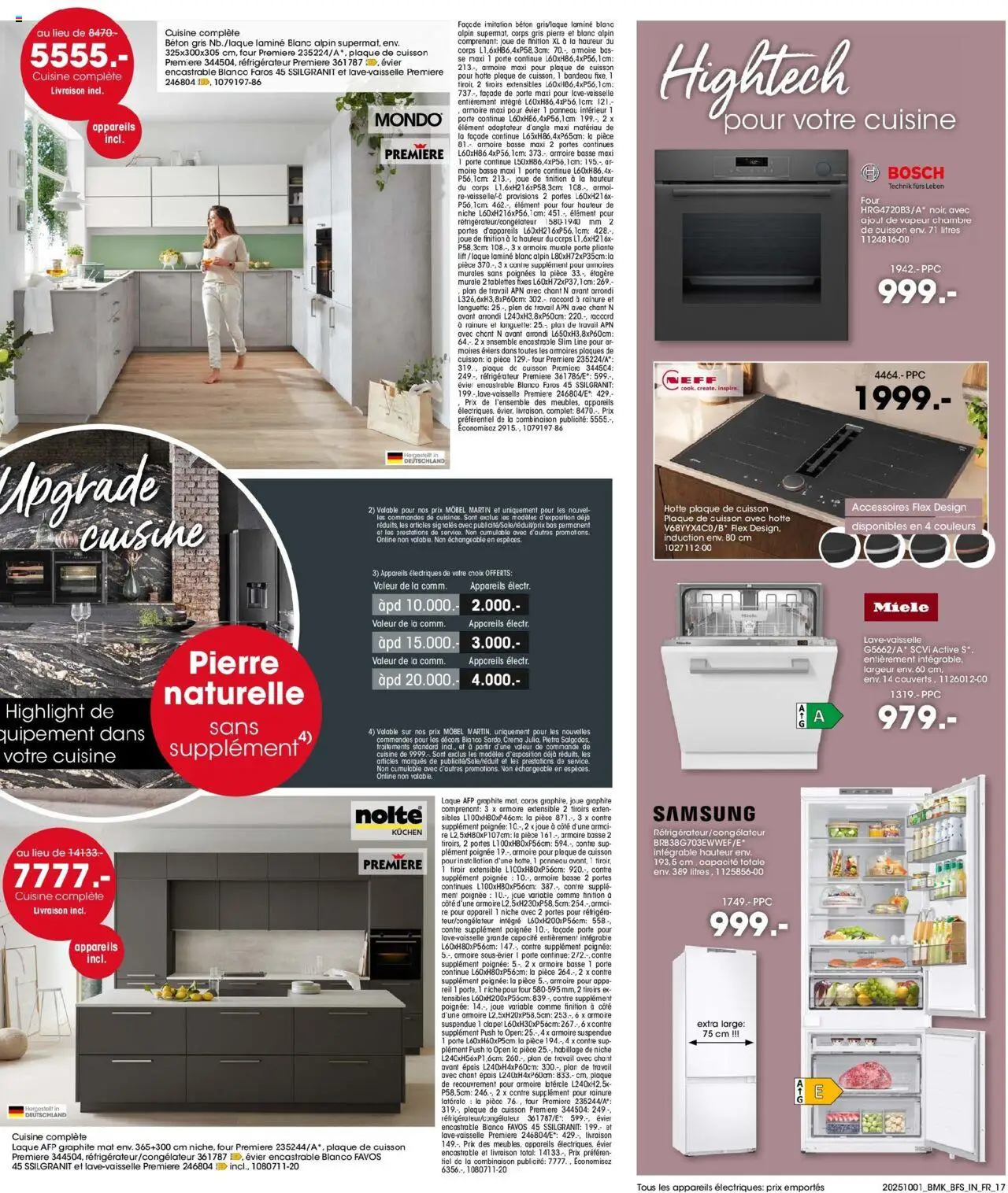 {H1} | Page: 17 | Produits: Four, Laque, Portes, Combinaison