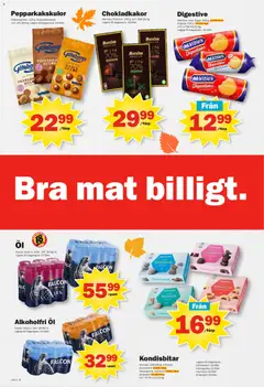 Pekås - erbjudanden - Förhandsvisning av reklamblad från butik Pekås aktuell från 27.10.2025 | Sida: 8 | Produkter: Digestive, Öl