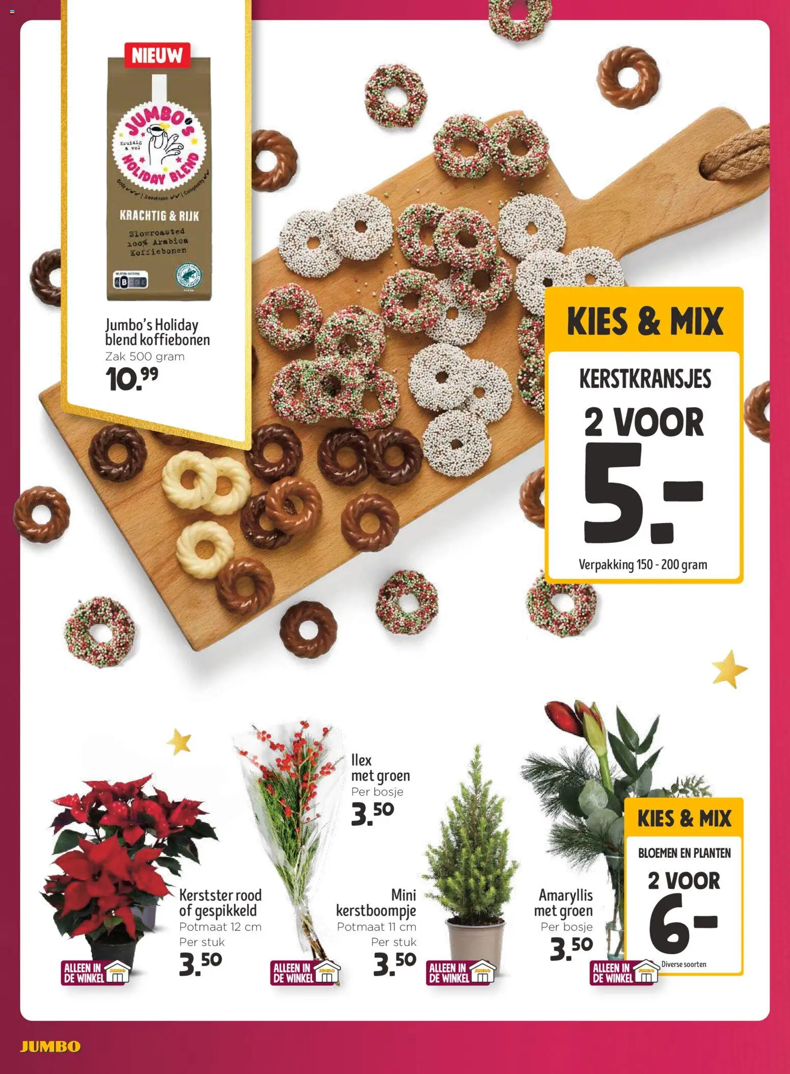 {H1} | Pagina: 8 | Producten: Koffiebonen, Bloemen, Zak