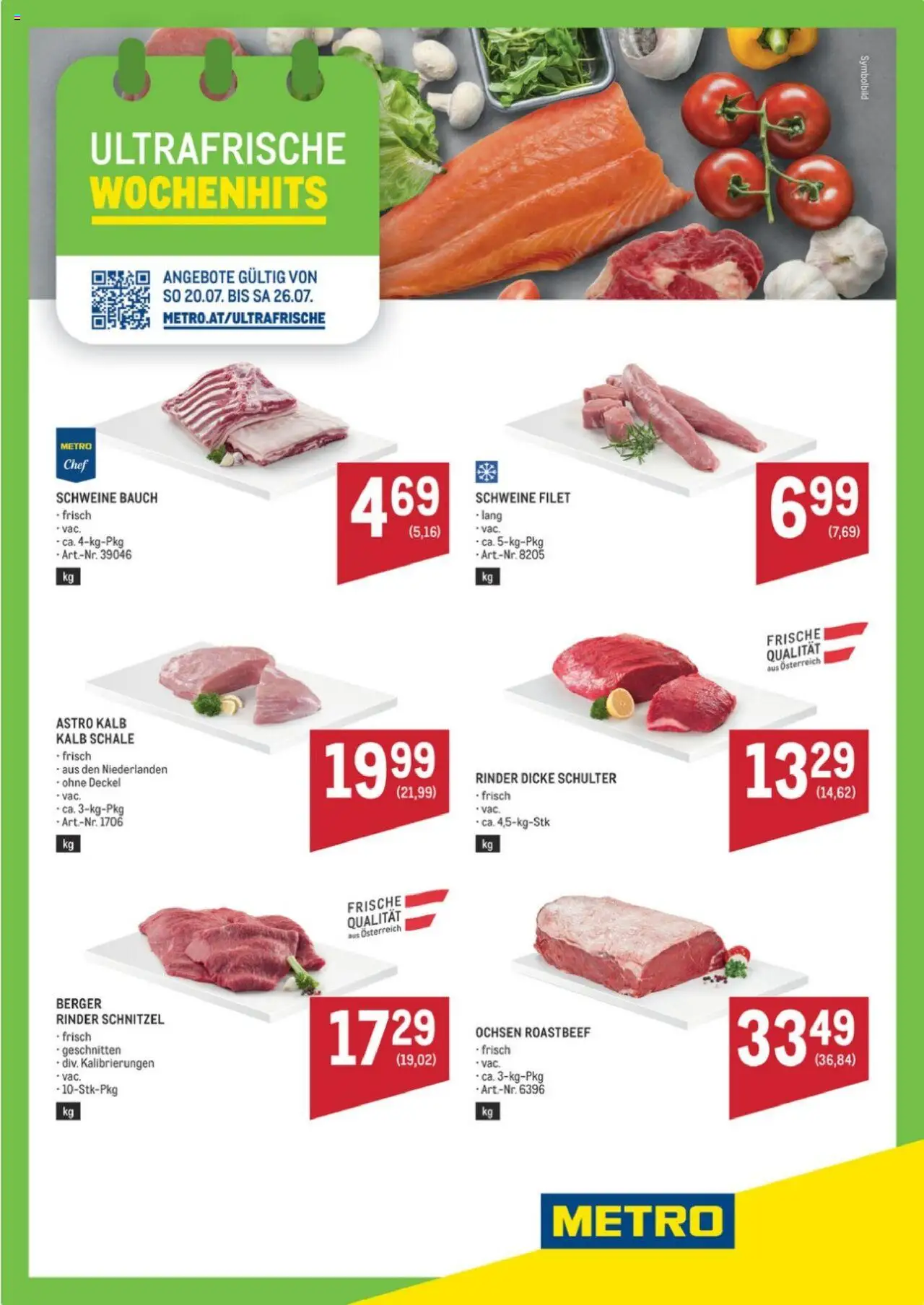 Metro - Angebote Wochenhits gültig ab 20.07.2025 | Seite: 1 | Produkte: Cage de football