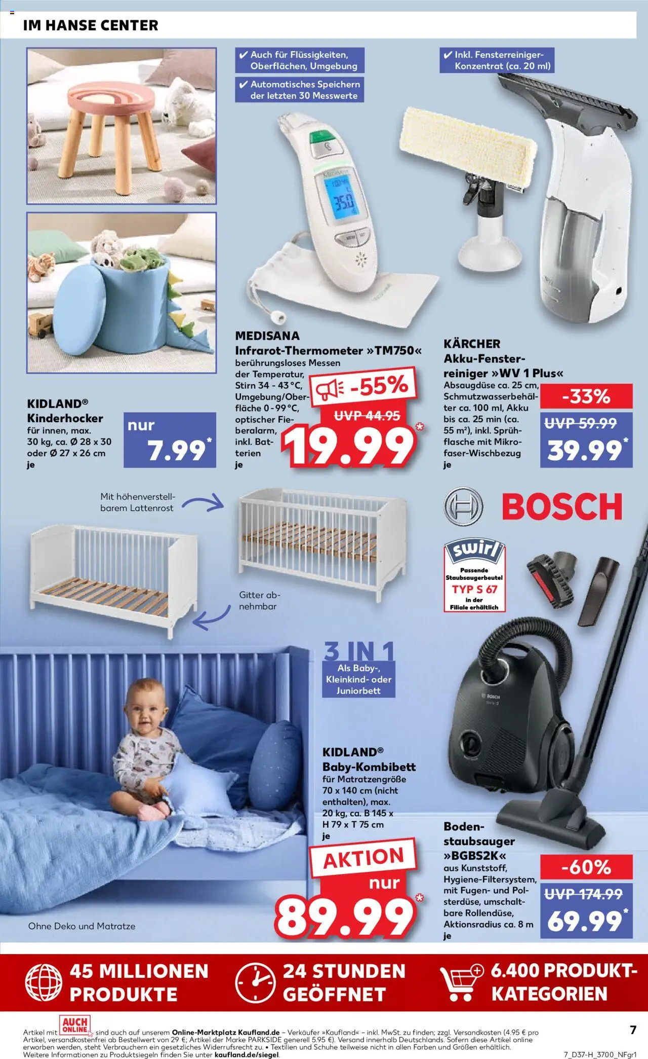 Kaufland prospekt Rostock	 – gültig ab 11.09.2025 | Seite: 7 | Produkte: Staubsauger, Thermometer, Matratze, Lattenrost