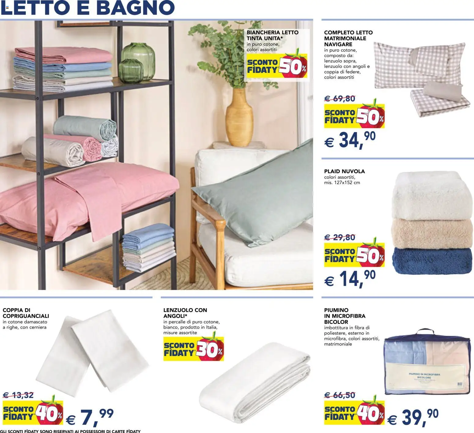 Volantino Esselunga S del 29.12.2025 | Pagina: 5 | Prodotti: Plaid, Letto, Bagno