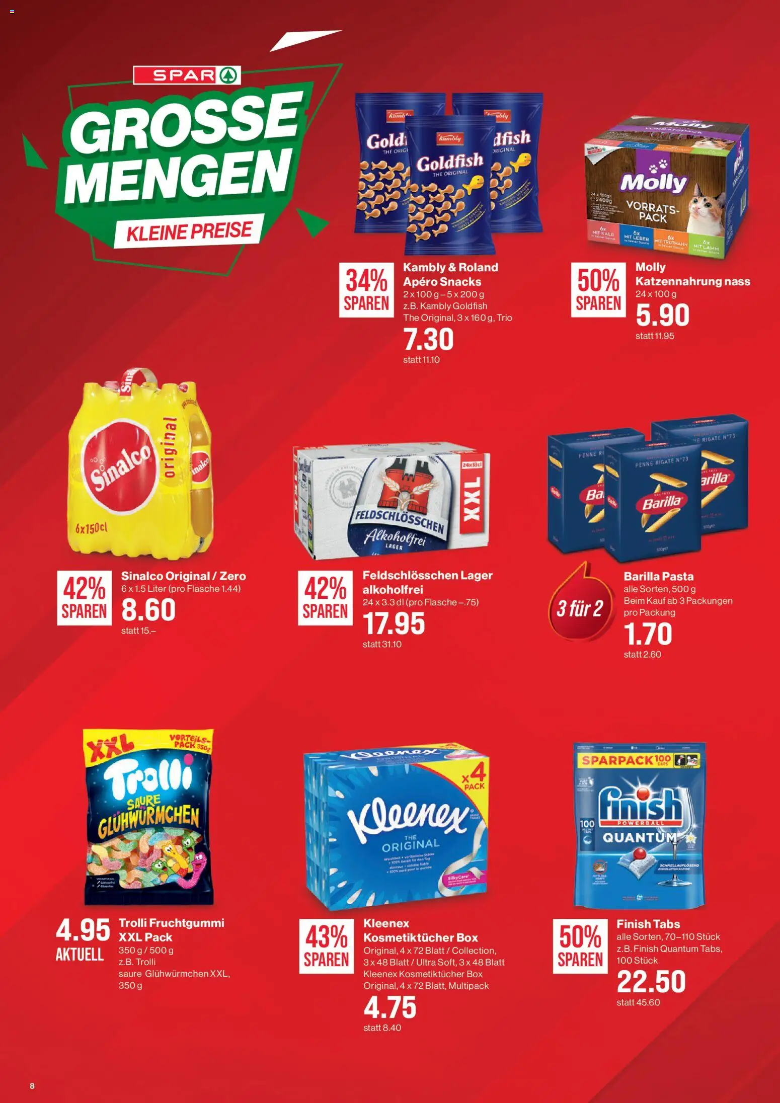 SPAR Aktionen – gültig ab 15.01.2026 | Seite: 8 | Produkte: Box, Barilla, Pasta