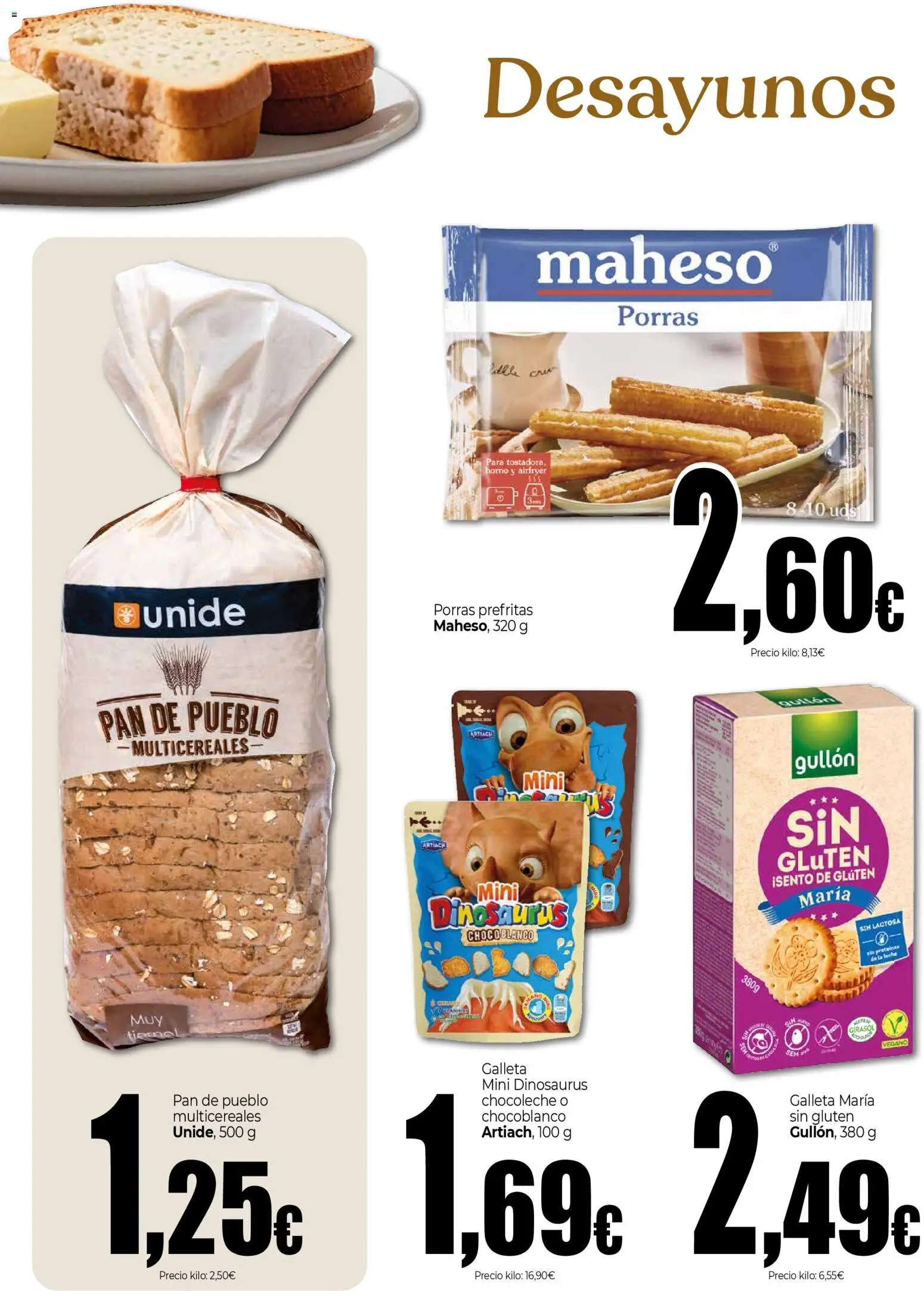 Unide - Especial desayunos │ válido desde el 19.02.2026 | Página: 6 | Productos: Leche, Pan, Pan de pueblo, Horno