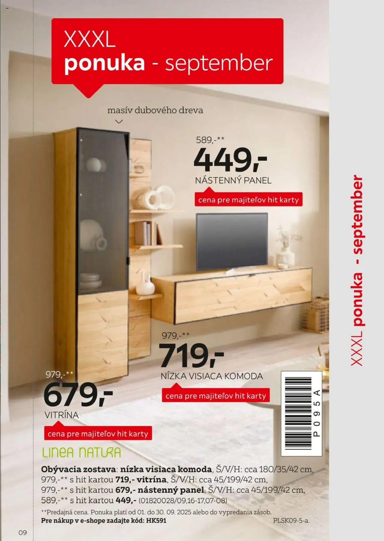 XXXLutz byť verným zákazníkom sa naozaj oplatí │ platný od 01.08.2025 | Strana: 9 | Produkty: Komoda, Obývacia zostava