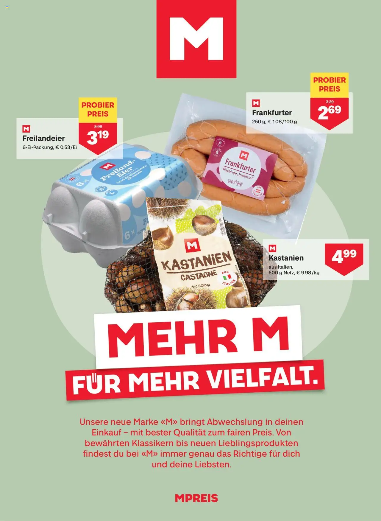 MPREIS Dellach im Drautal gültig ab 23.10.2025 | Seite: 7 | Produkte: Eier
