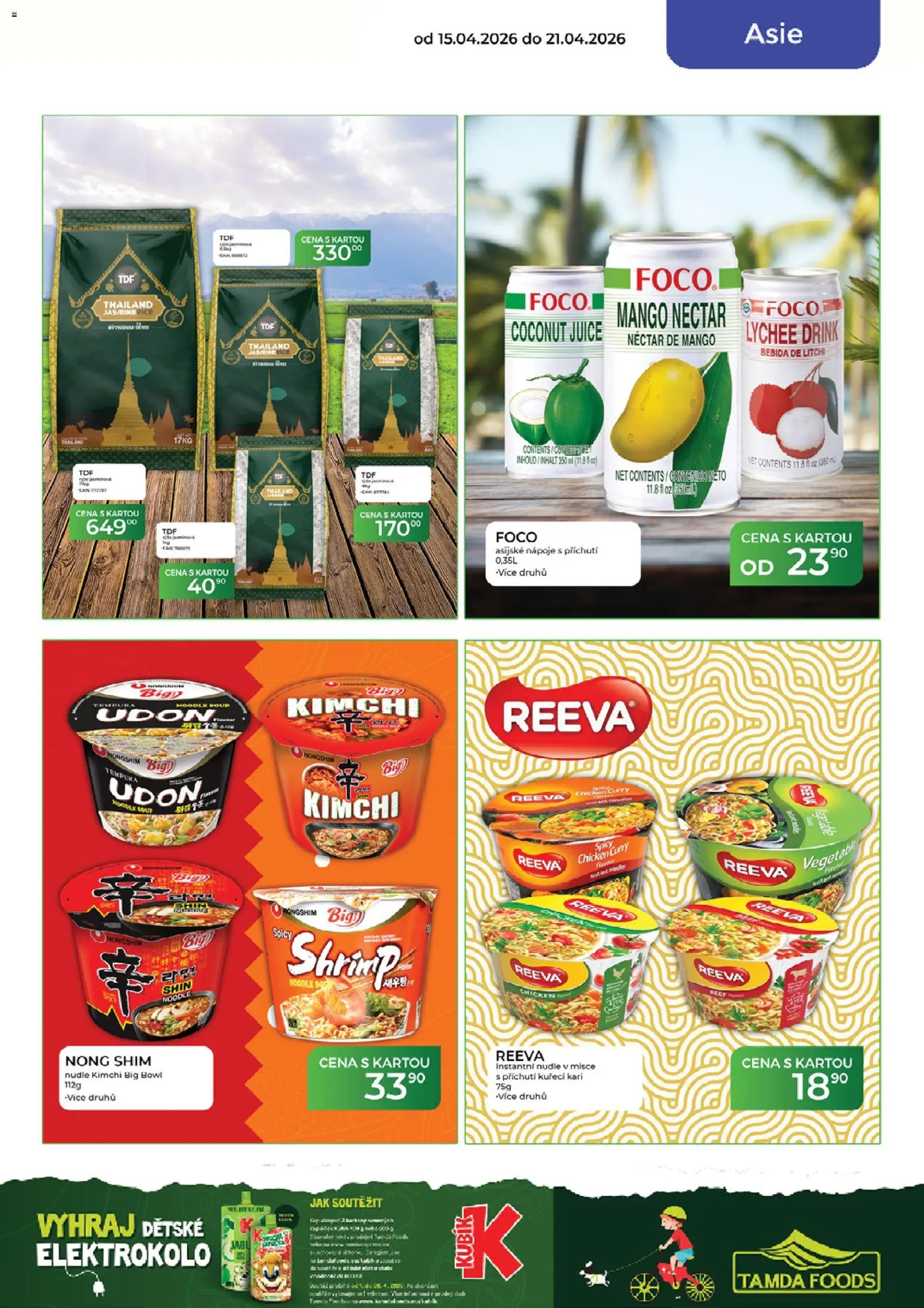 Tamda Foods leták od 15.04.2026 | Strana: 47 | Produkty: Mango, Kimchi, Elektrokolo, Nudle