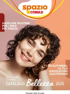 Anteprima del volantino Spazio Conad Bellezza catalogo valido a partire dal 26.09.2025