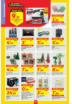 Pré-visualização Auchan folheto válido de 18.12.2025 | Página: 34 | Produtos: Pilhas, Vaso, Difusor, Velas