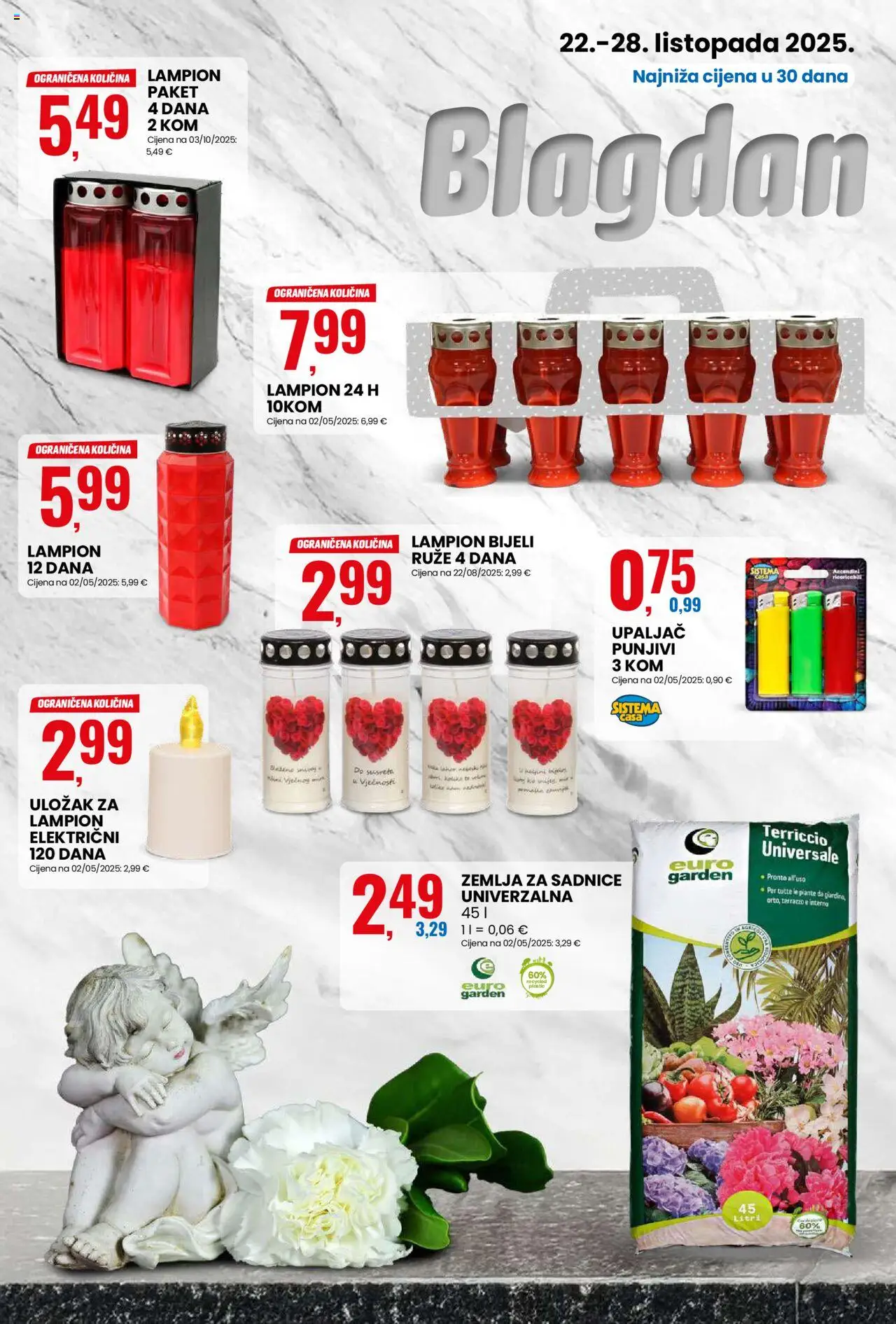 Eurospin katalog | vrijedi od 22.10.2025 | Stranica: 12 | Proizvodi: Lampion, Upaljač