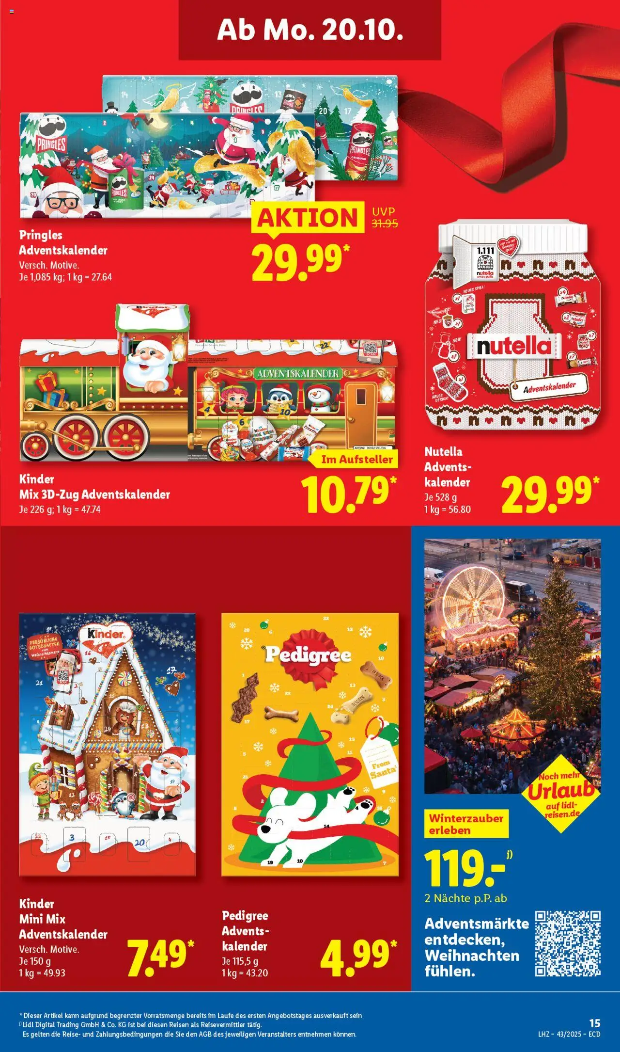Lidl - Prospekt – gültig ab 20.10.2025 | Seite: 27 | Produkte: Spiel, Nutella, Pedigree, Pringles
