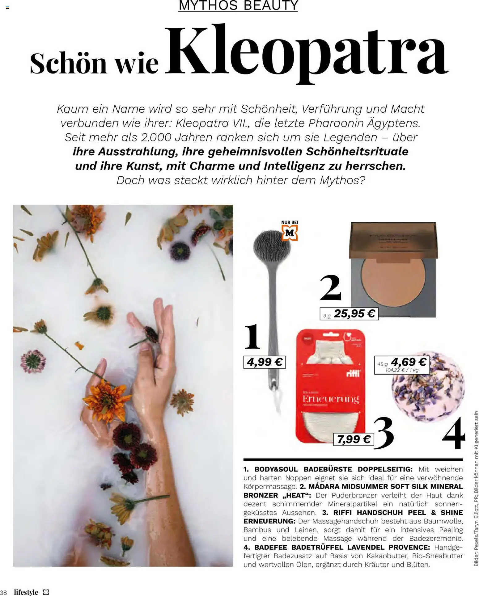 Müller Lifestyle – gültig ab 12.03.2026 | Seite: 38 | Produkte: Bronzer, Peeling, Bilder, Lavendel