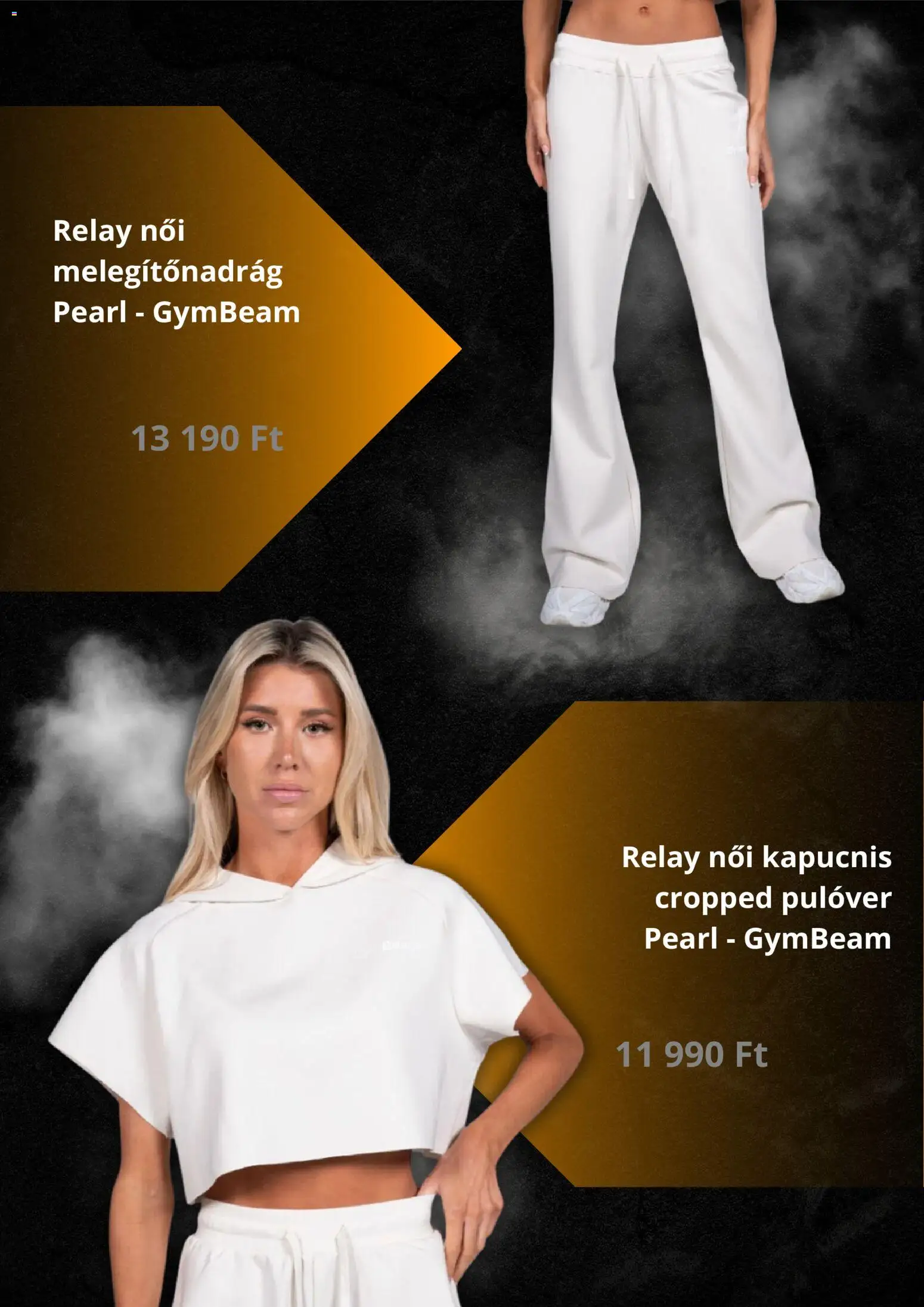 GymBeam akciós ujság - amely érvényes a következő dátumtól: 19.02.2026 | Oldal: 2 | Termékek: Melegítőnadrág, Pulóver