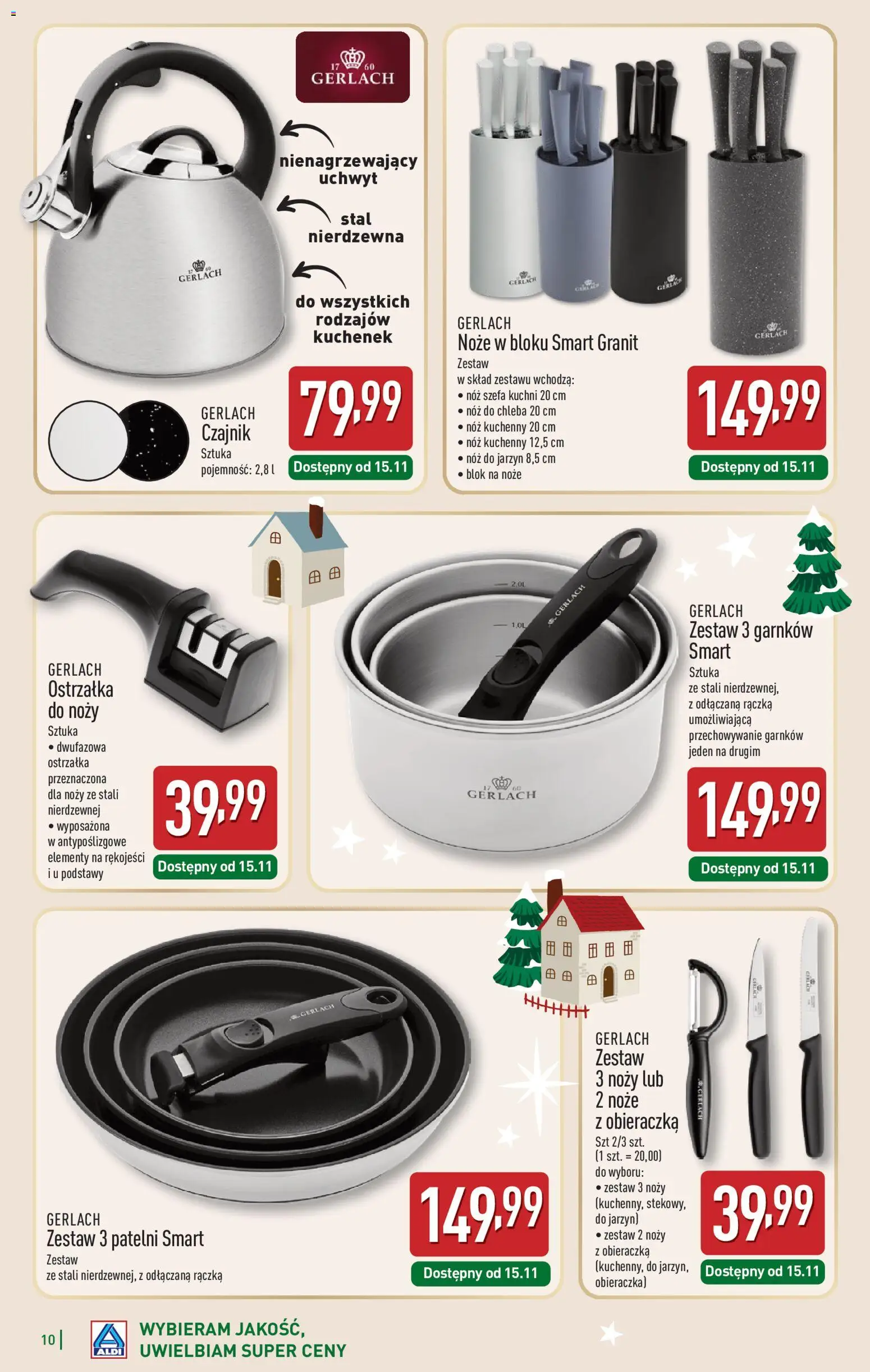 Aldi Gazetka - Katalog prezentowy od 03.11.2025 | Strona: 10 | Produkty: Czajnik