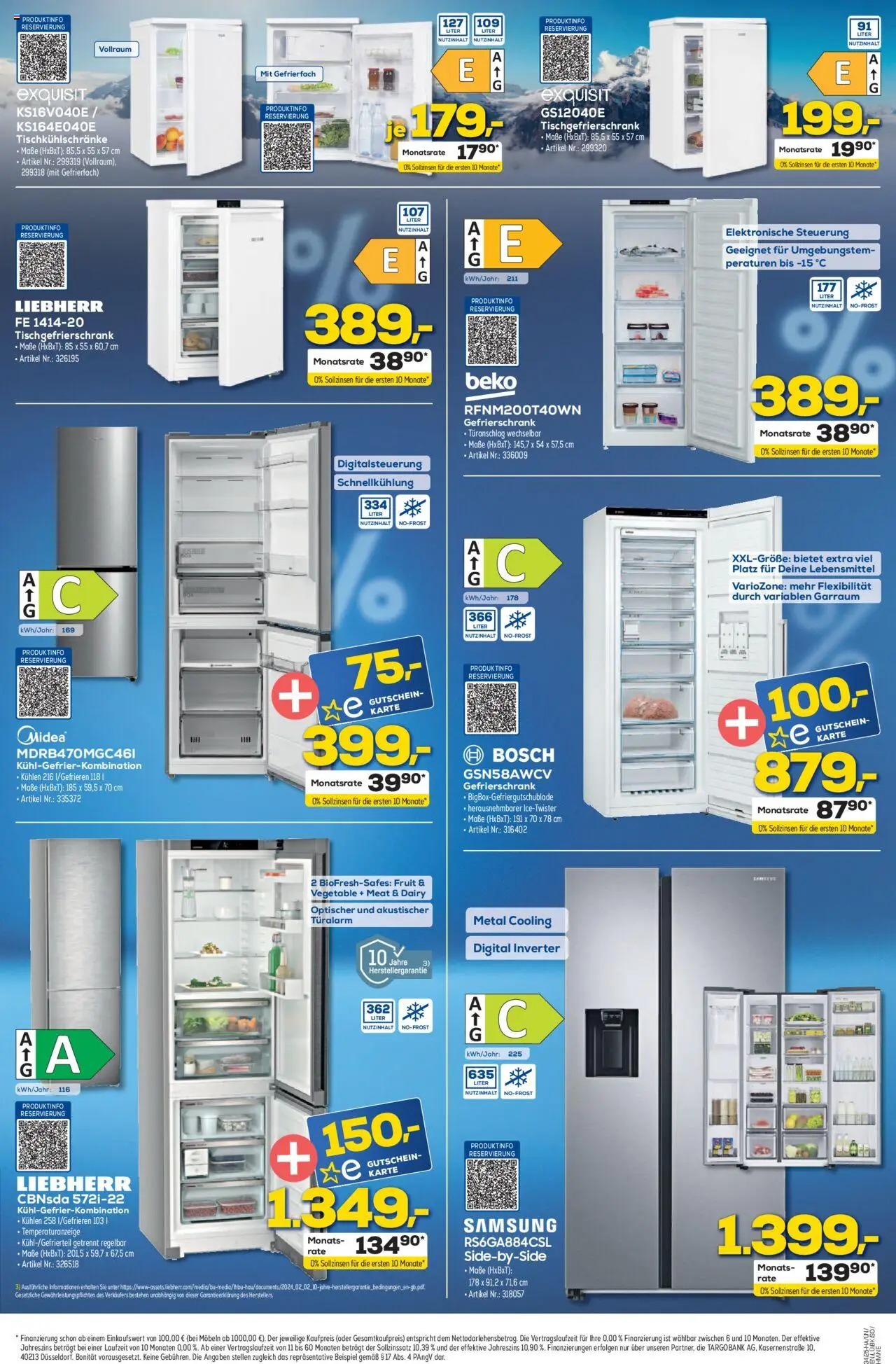 Euronics Prospekt Berlet - gültig ab dem 13.08.2025 | Seite: 3 | Produkte: Bosch, Liebherr, Gefrierschrank, Kühlgefrierkombination