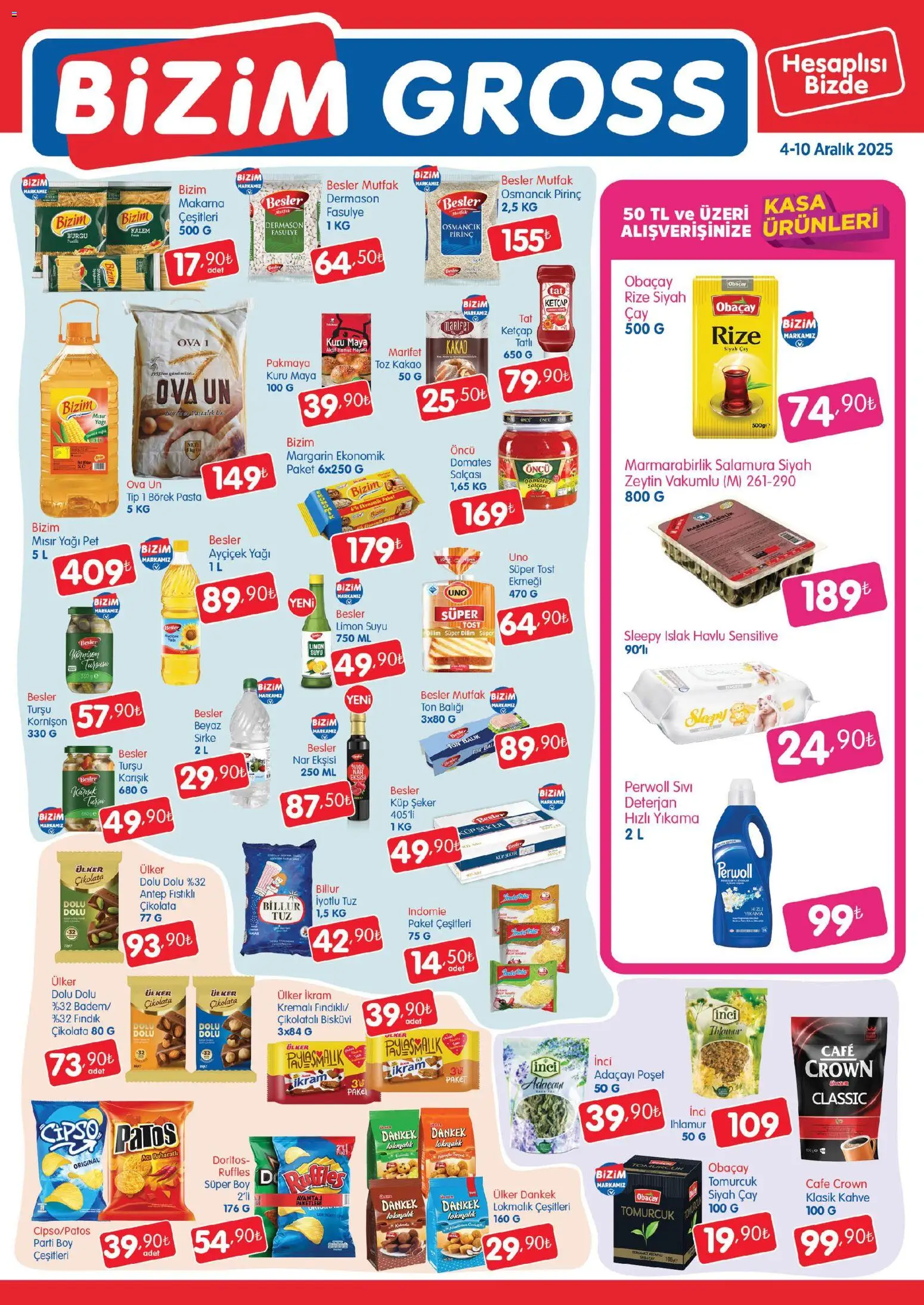 Bizim Toptan - Bizim Gross Fırsat Bülteni - 04.12.2025 tarihinden itibaren geçerlidir | Sayfa: 3 | Ürünler: Kahve, Nar ekşisi, Mısır, Bisküvi