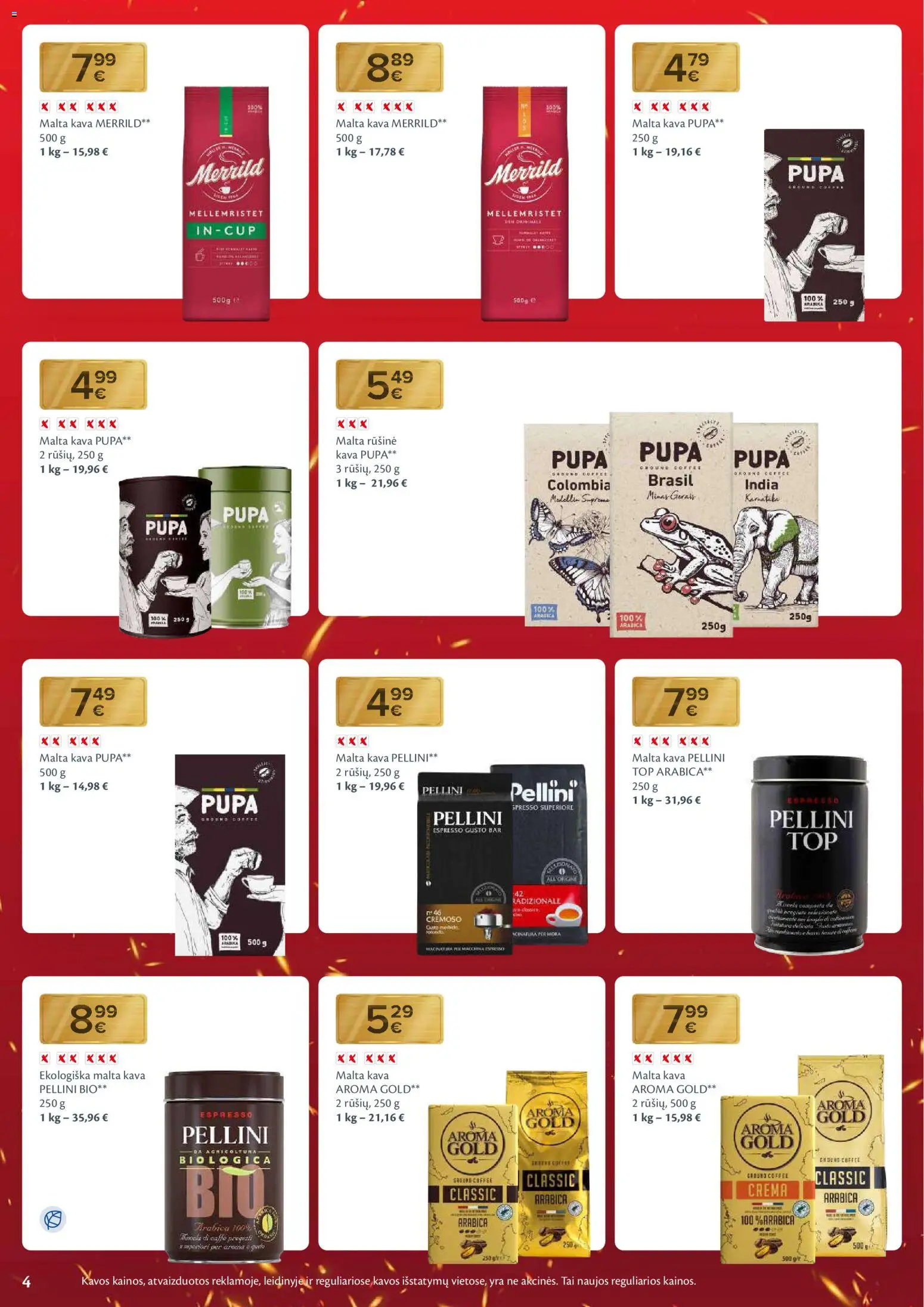 MAXIMA akcijos nuo 17.02.2026 | Puslapis: 4 | Prekių: Kava