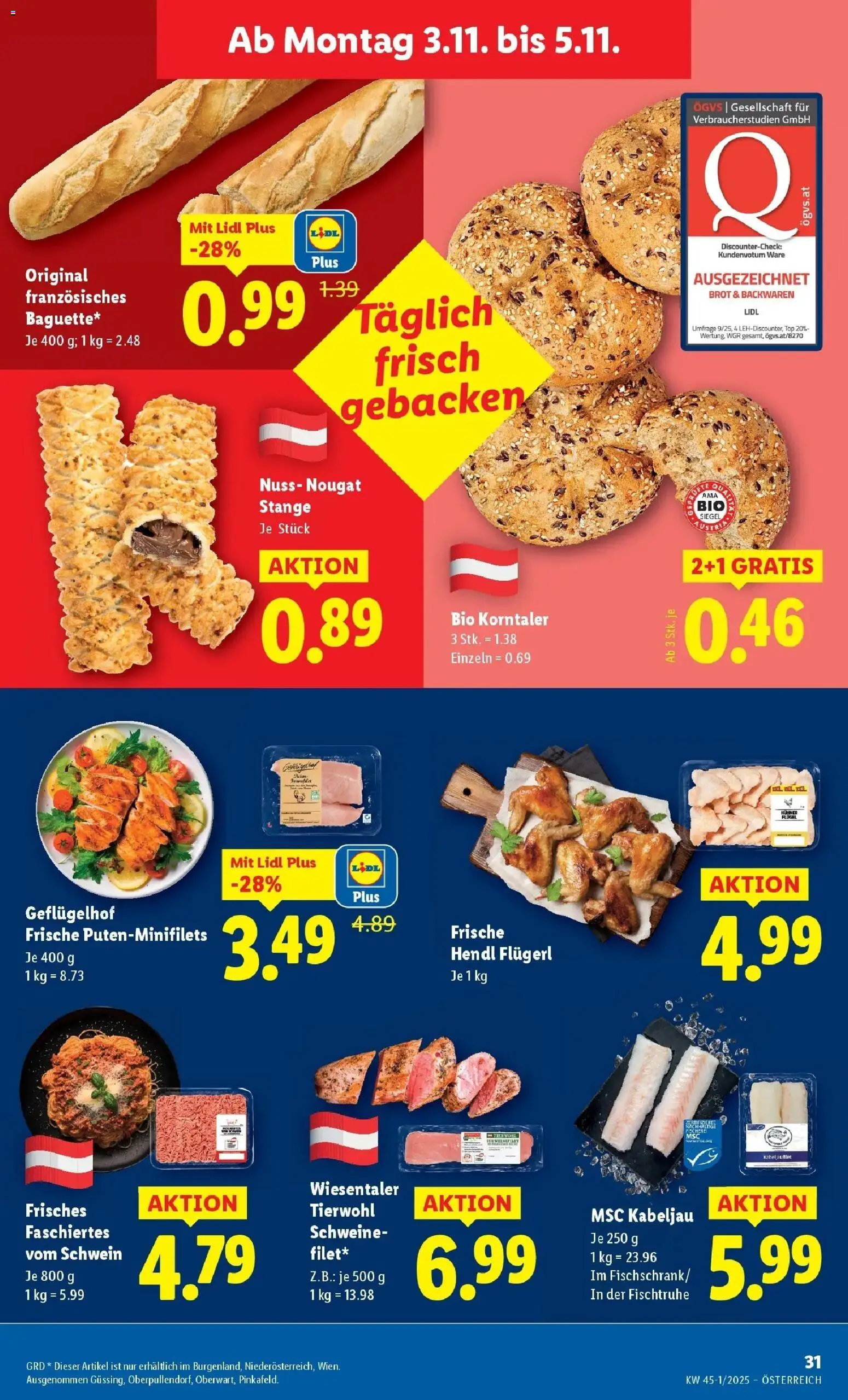Lidl Flugblatt - Wien  gültig ab 30.10.2025 | Seite: 37 | Produkte: Kabel, Brot