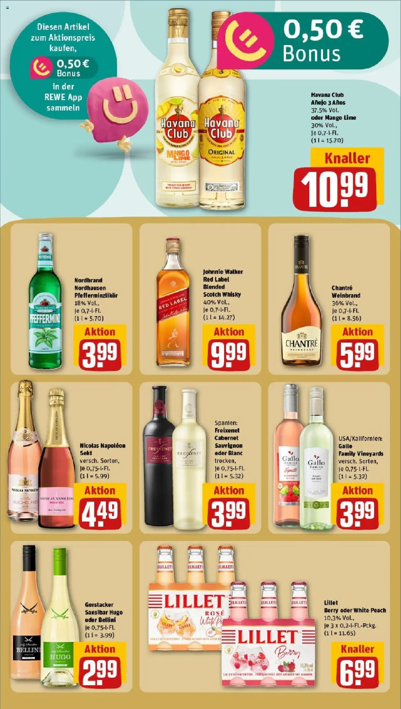 Rewe - Rewe: Wochenangebote - gültig ab dem 18.05.2025 | Seite: 23 | Produkte: Havana club, Rum, Mango, Hugo