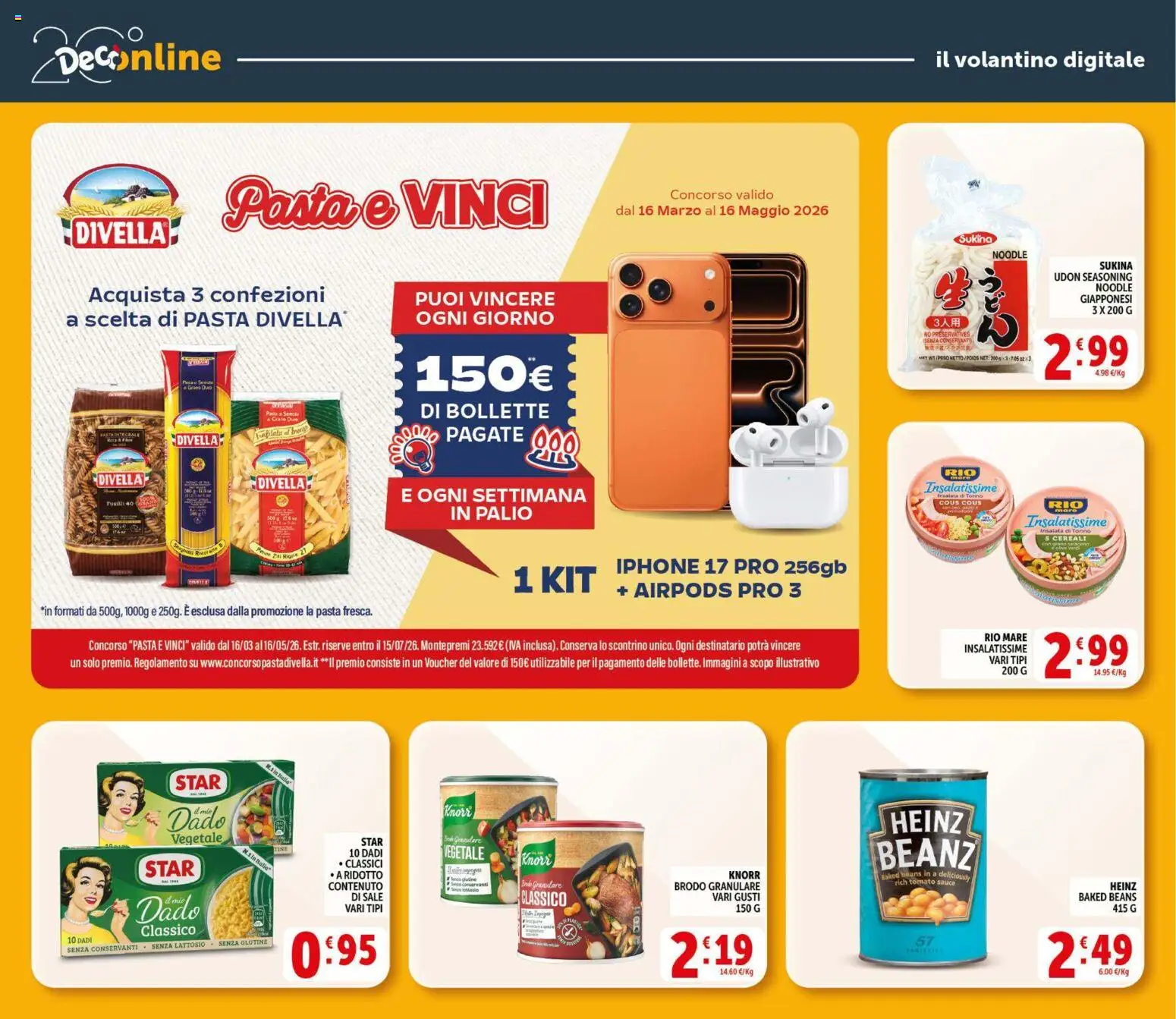 Volantino Decò del 09.04.2026 | Pagina: 29 | Prodotti: Iphone, Insalata, Pasta, Airpods