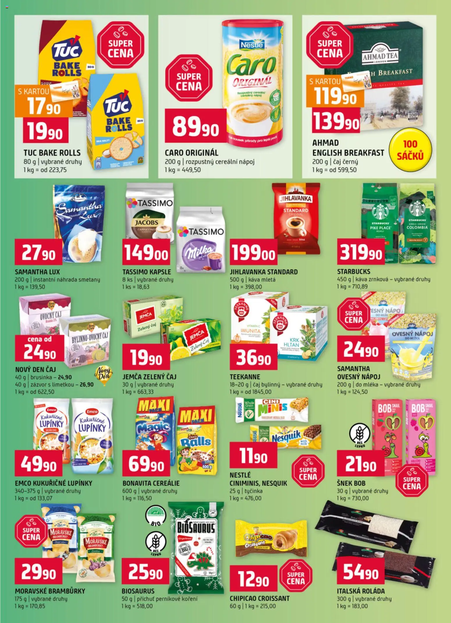 Terno leták - Zlín od 26.11.2025 | Strana: 9 | Produkty: Tassimo kapsle, Bramburky, Kapsle, Nesquik