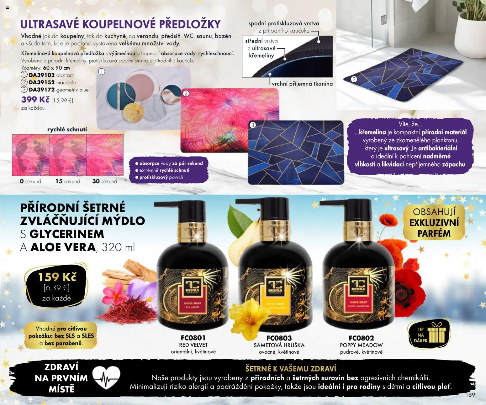 Nové Dedra akcie – leták je platný od 01.11.2025 | Strana: 59 | Produkty: Parfém, Bazén, Podlaha, Mydlo