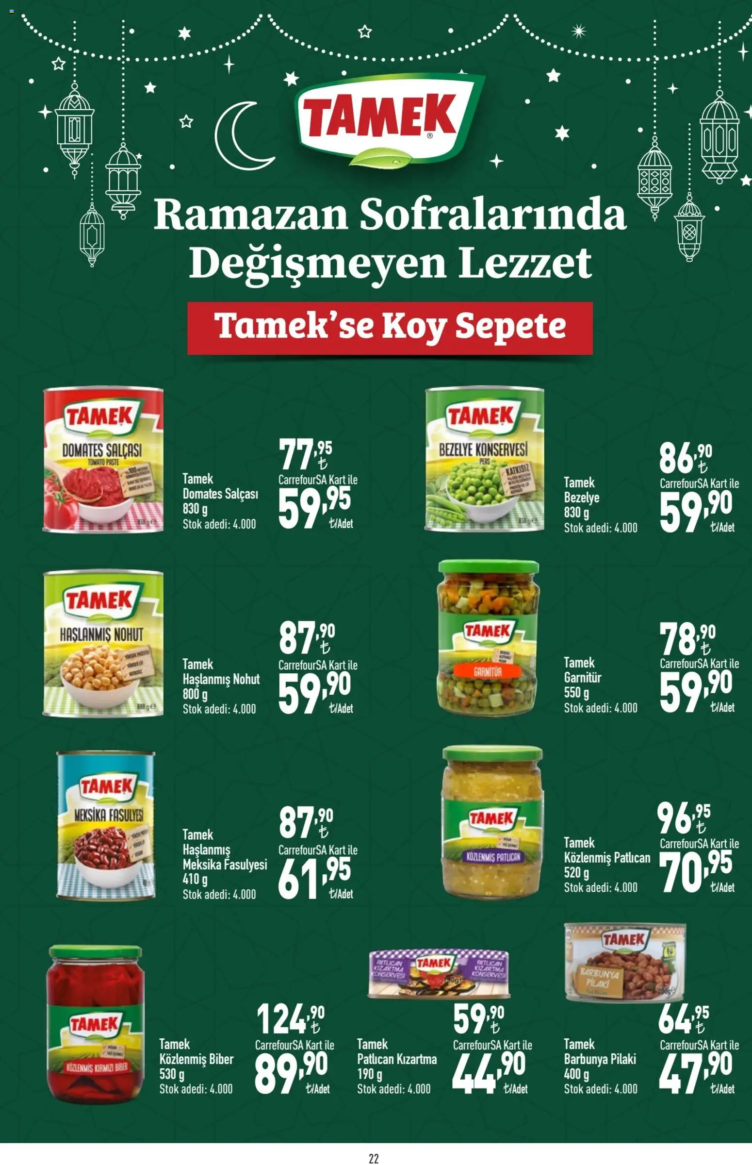 CarrefourSA Katalog - 26.02.2026 tarihinden itibaren geçerlidir | Sayfa: 22 | Ürünler: Domates, Biber, Patlıcan, Kırmızı biber