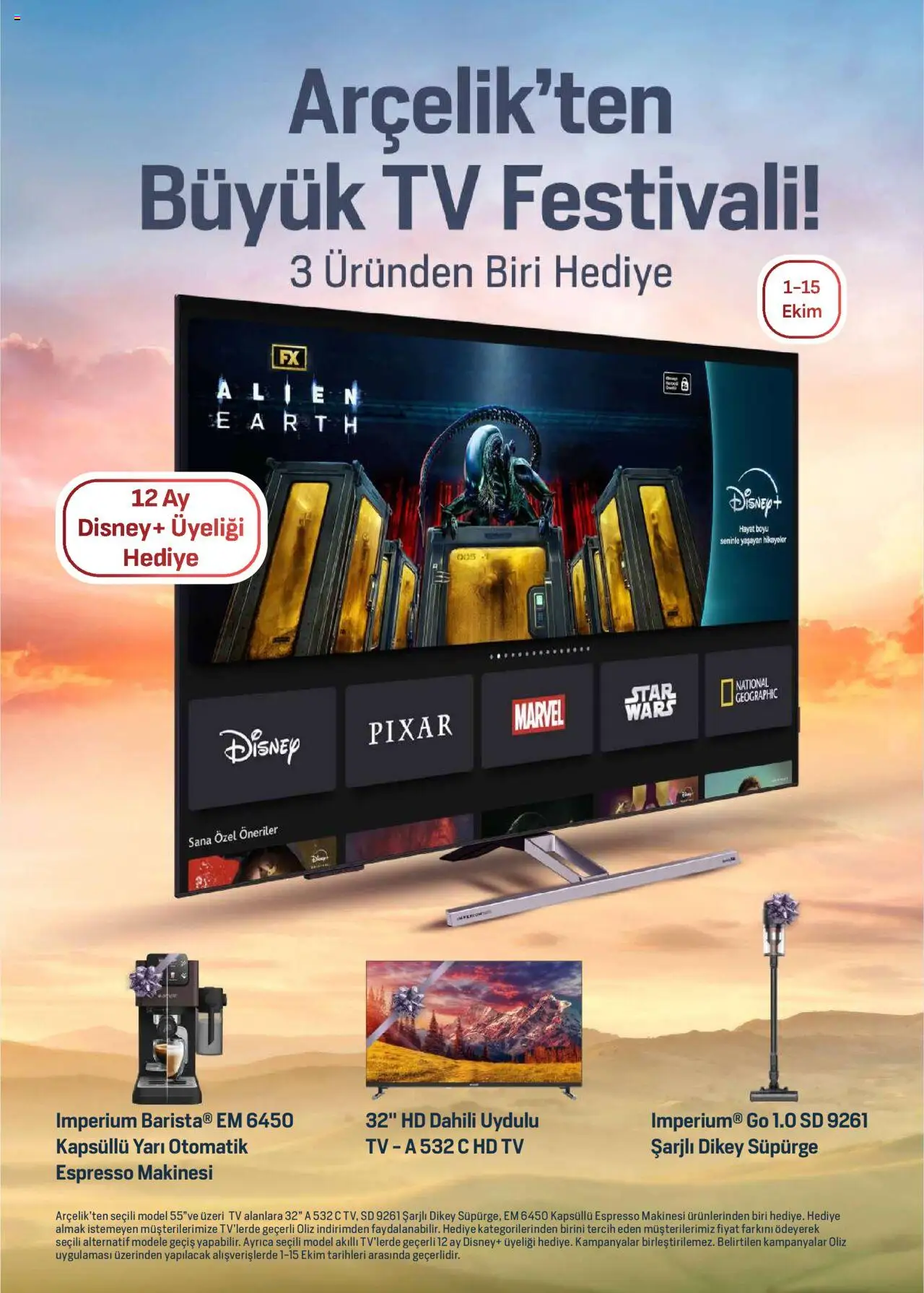 Arçelik Katalog - 01.10.2025 tarihinden itibaren geçerlidir | Sayfa: 81 | Ürünler: Espresso makinesi, TV