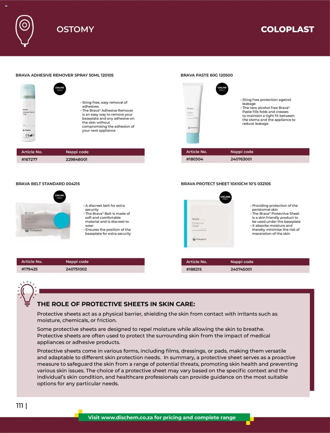 Dis-Chem - HomeCare Catalogue │ valid from 01.01.2025 | Page: 114 | Products: Belt, Adhesive