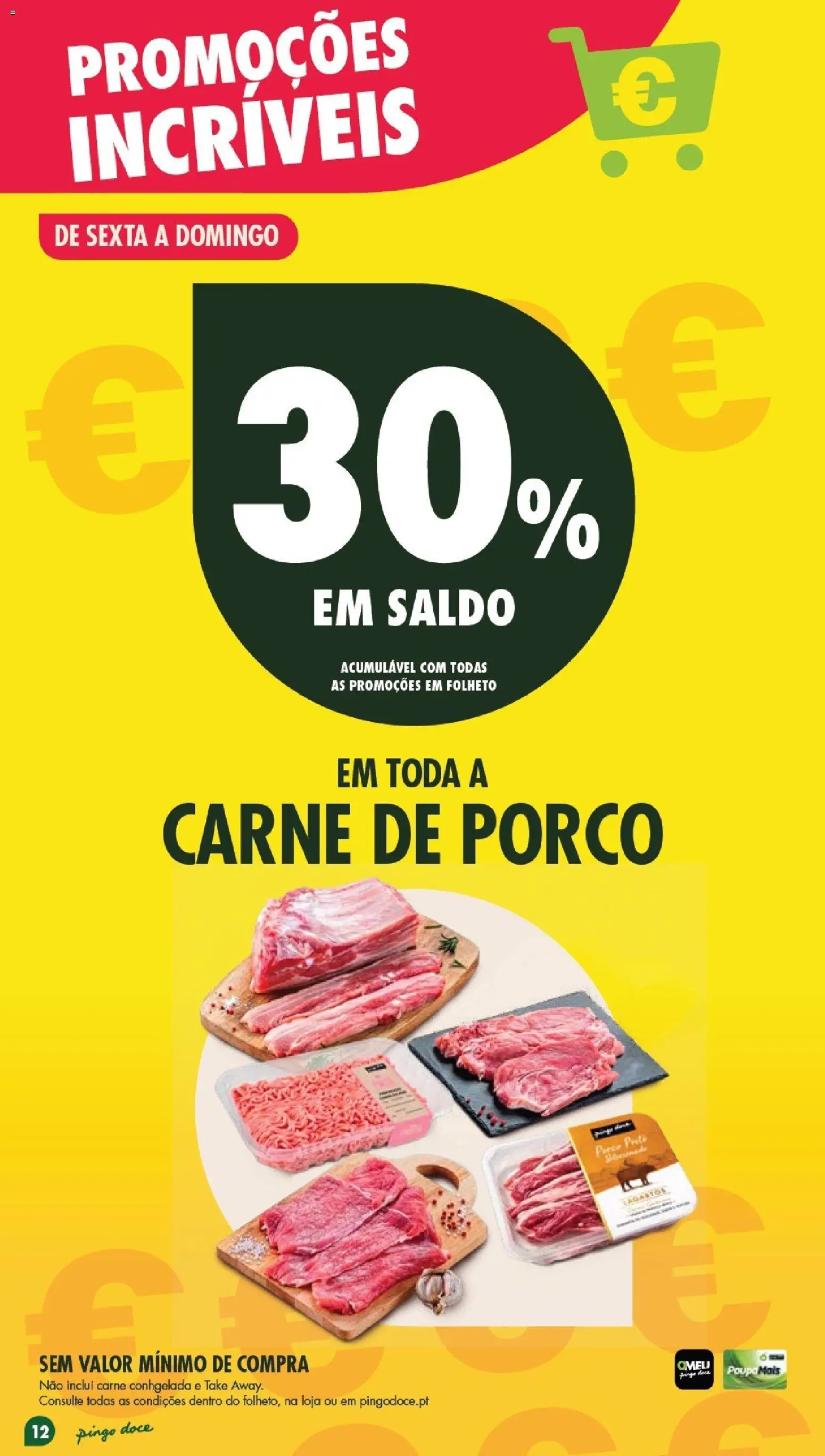 Pingo Doce Poupe este Fim de Semana │ válido de 24.04.2026 | Página: 12 | Produtos: Carne de porco, Carne