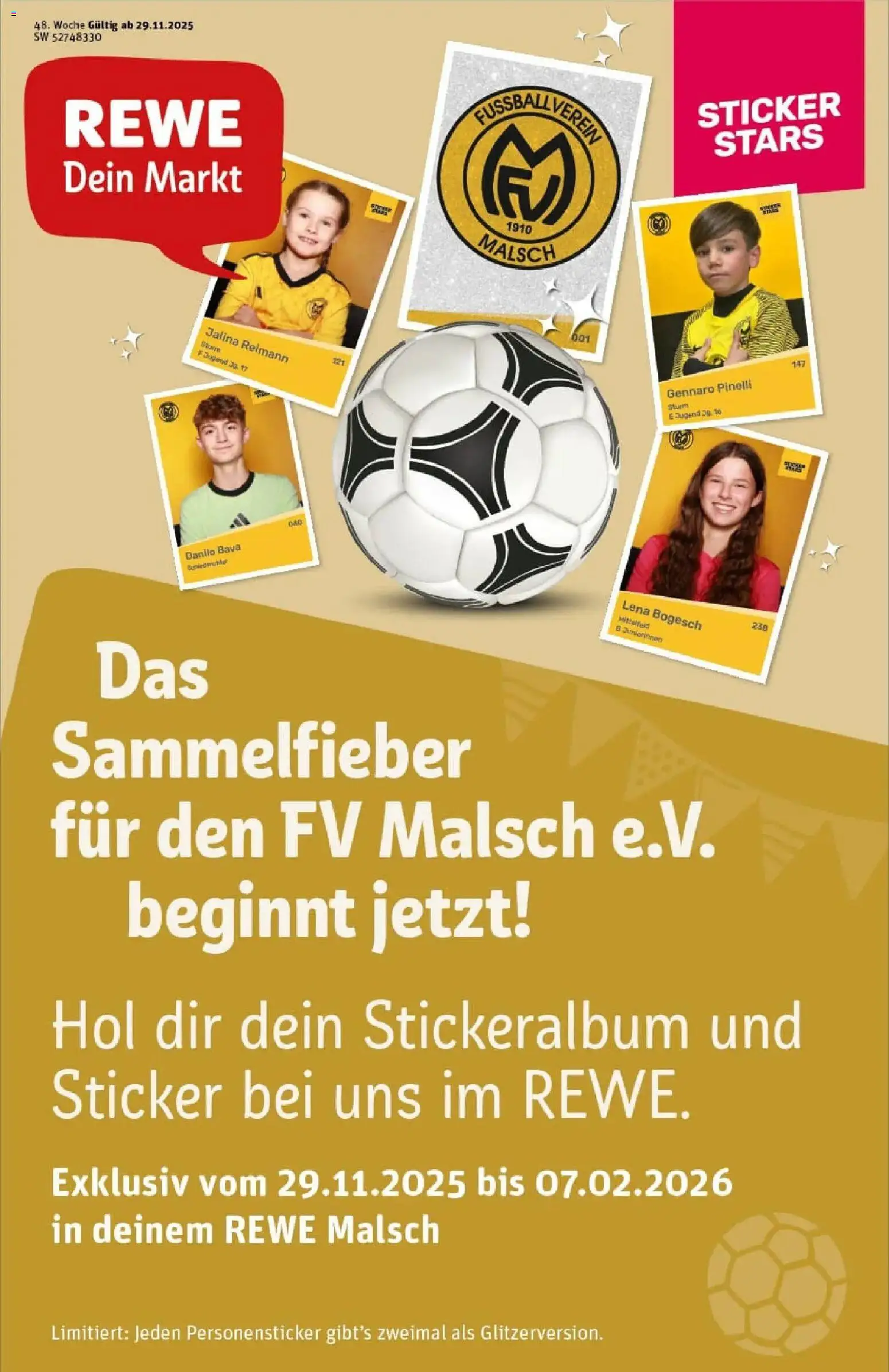 Rewe prospekt Malsch/Kr. Karlsruhe	 – gültig ab 23.11.2025 | Seite: 1