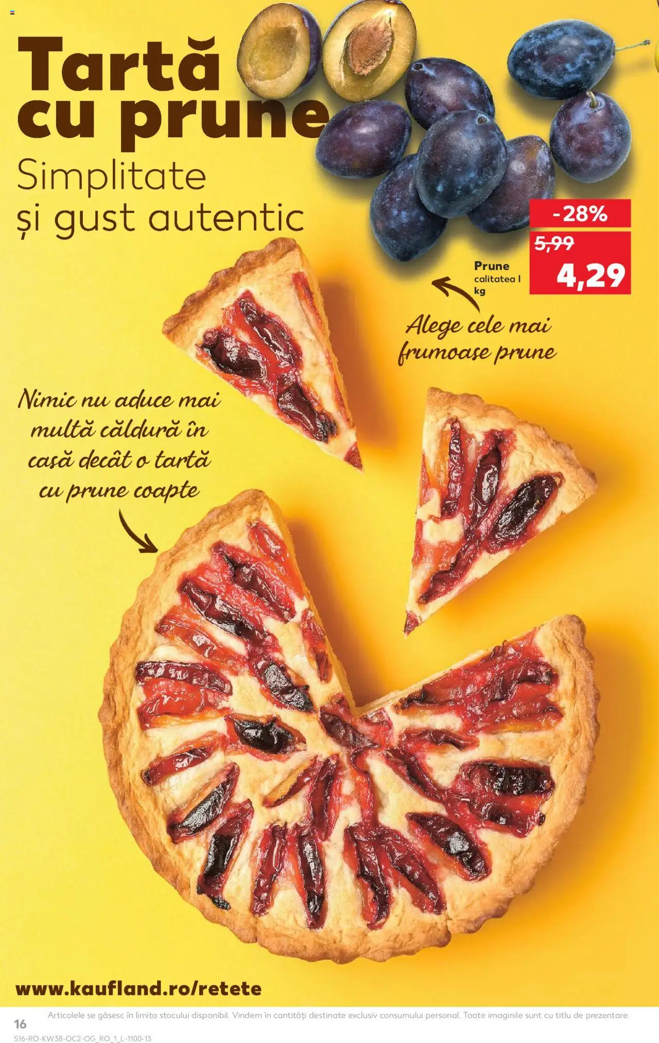 Noul catalog Kaufland – valabil de la 17.09.2025 | Pagină: 16 | Produse: Prune